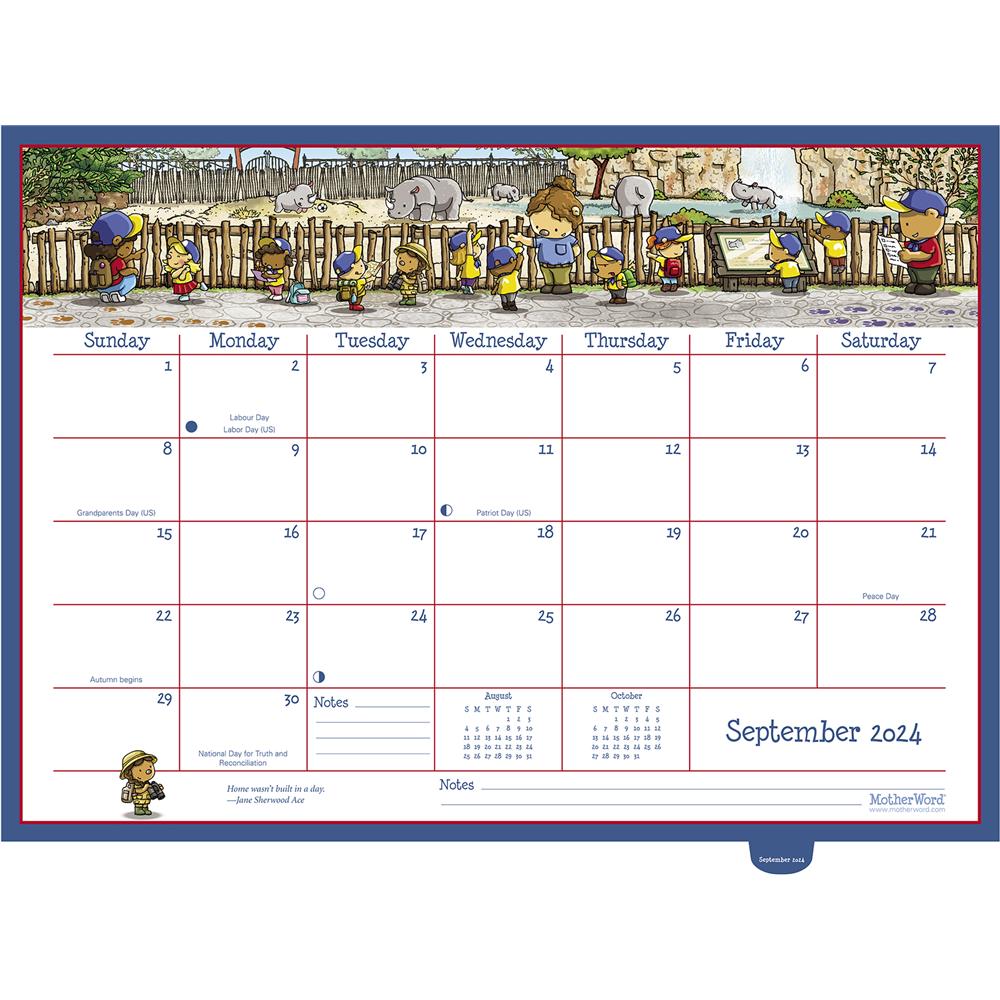 Motherword Moms Ultimate Family 2024 Calendar Club exclusive image