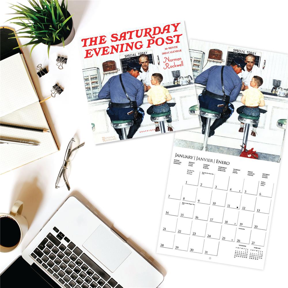 Saturday Evening Post 2024 Wall Calendar product image