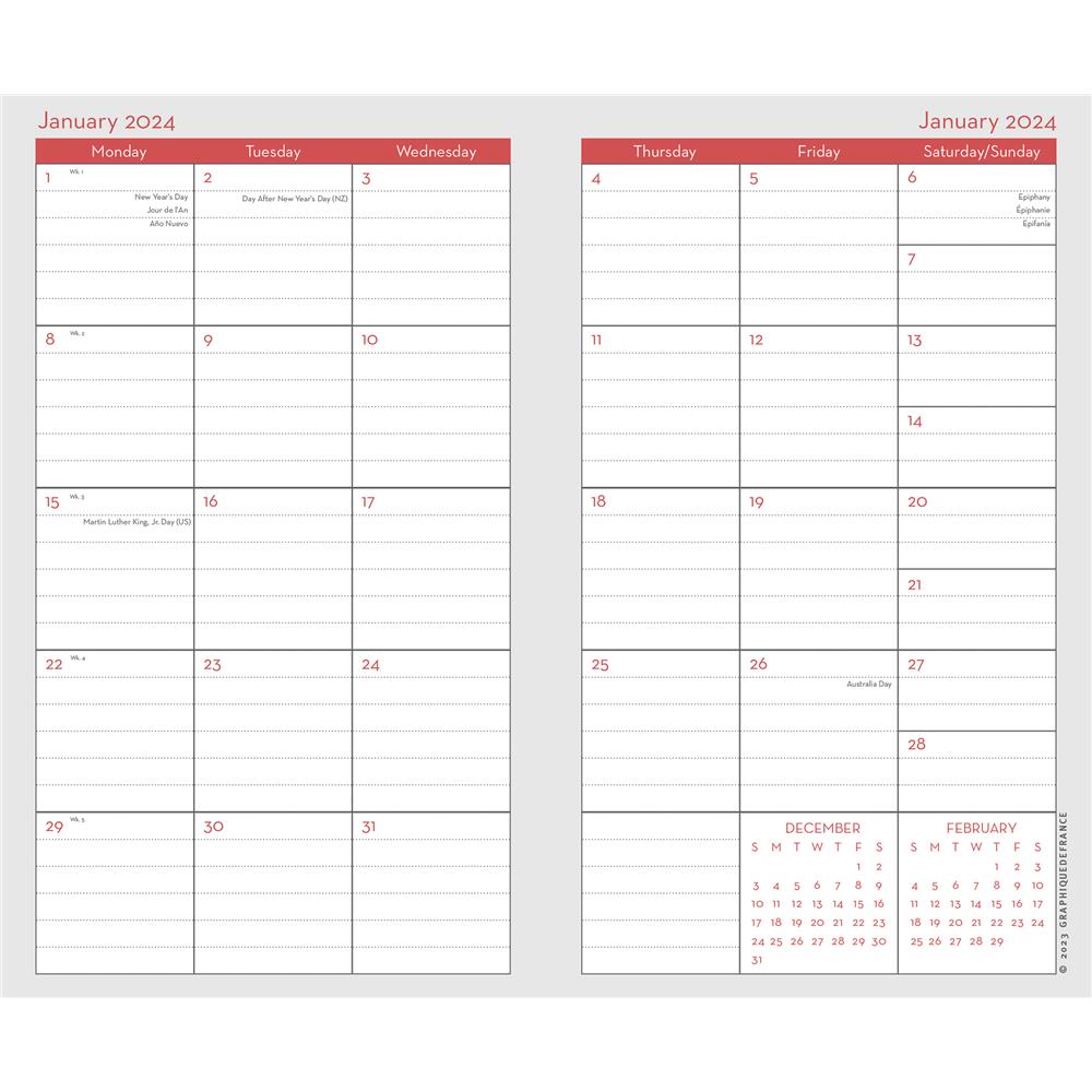 Classic Charm 2024 2 yr Pocket Planner Calendar - Online Exclusive