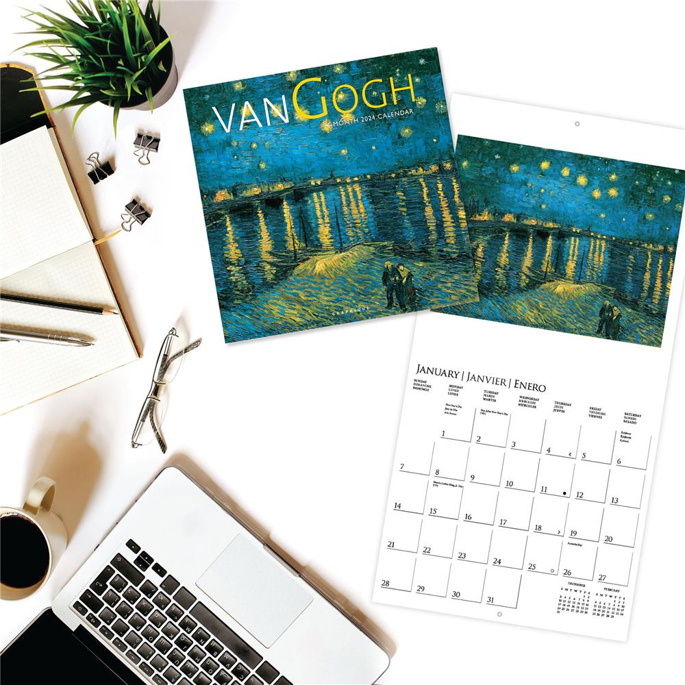 van Gogh 2024 Wall Calendar product image