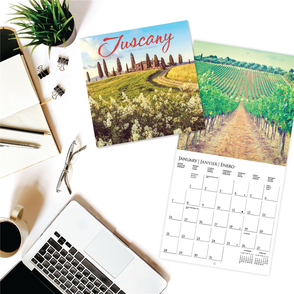 Tuscany 2024 Wall Calendar product image