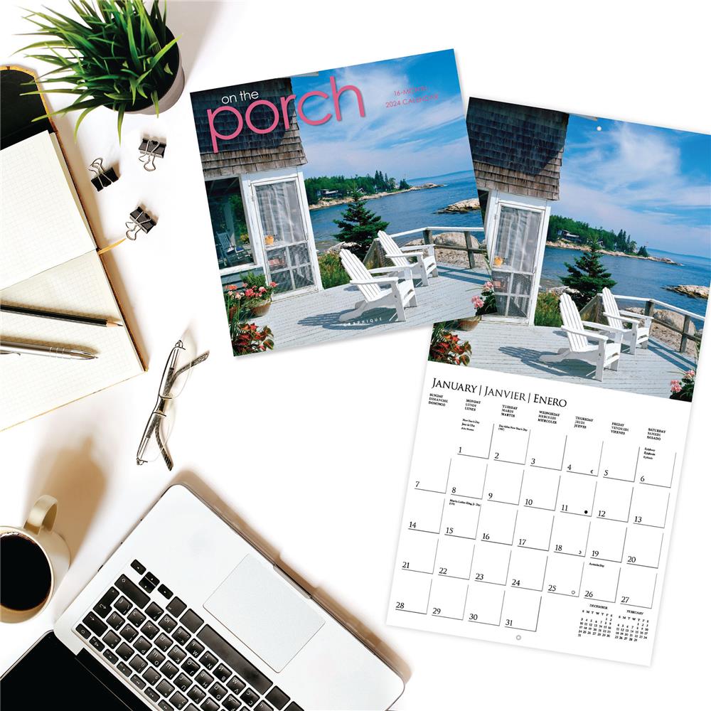 On the Porch 2024 Wall Calendar product image