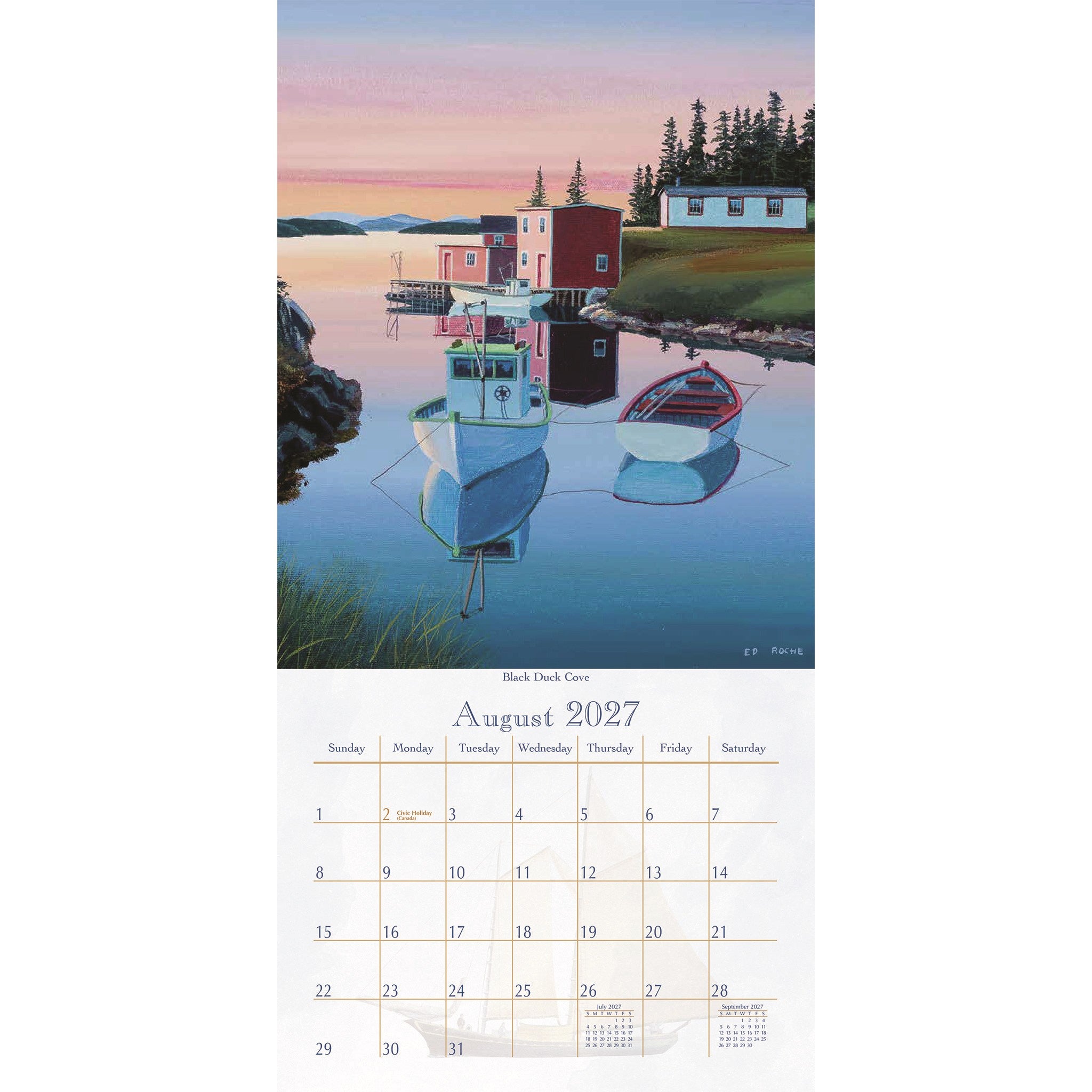 Newfoundland 2027 Slim Calendar