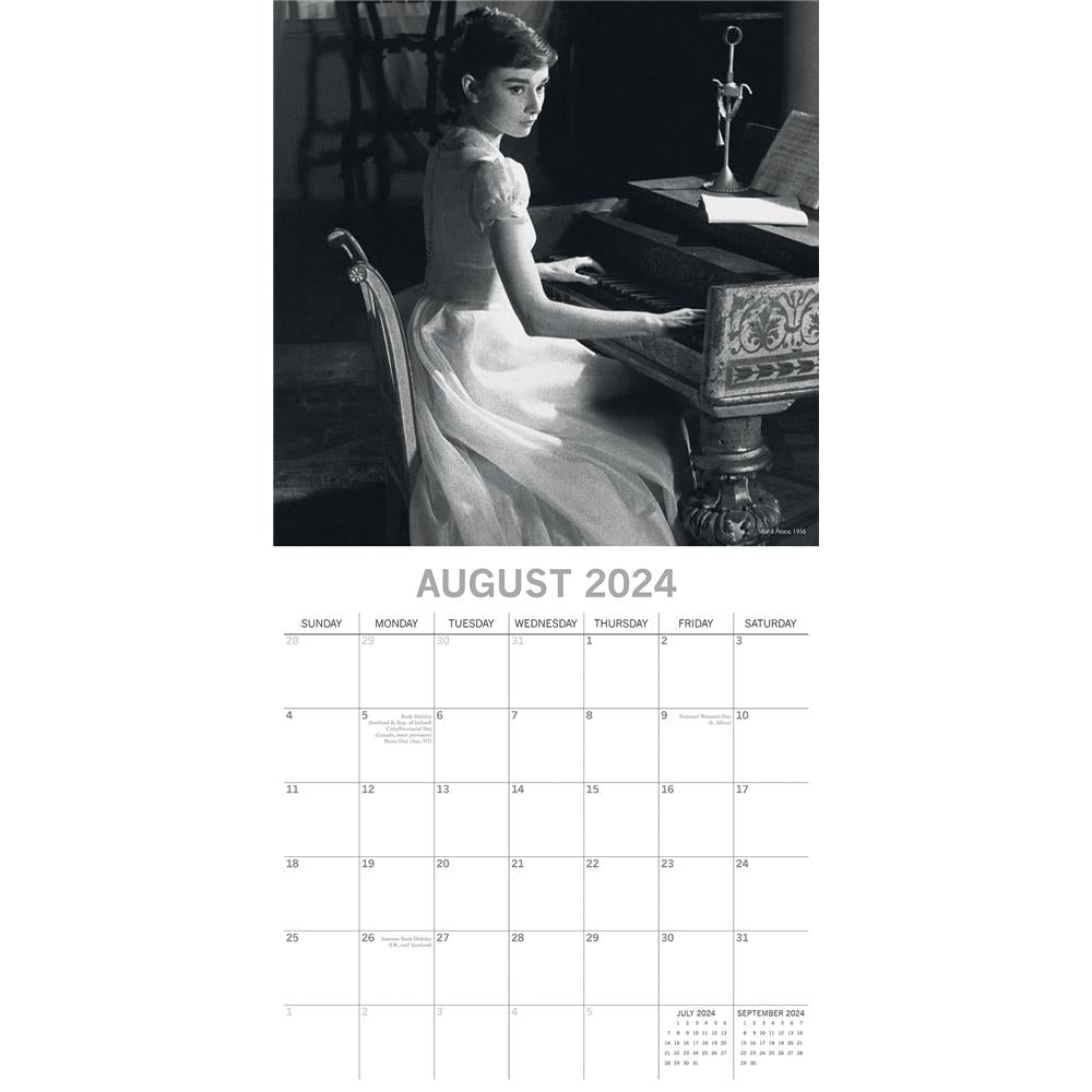 Audrey Hepburn 2024 Wall Calendar
