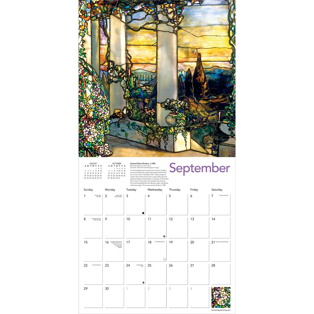 Tiffany 2024 Wall Calendar