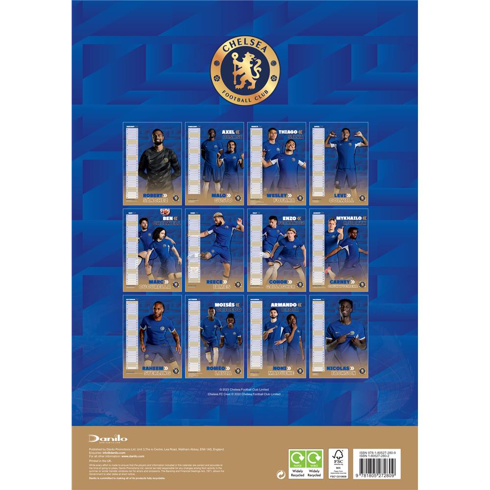 Chelsea 2024 Poster Calendar