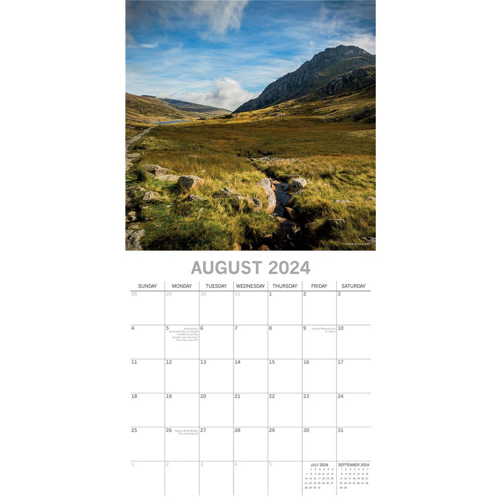 Wales 2024 Wall Calendar