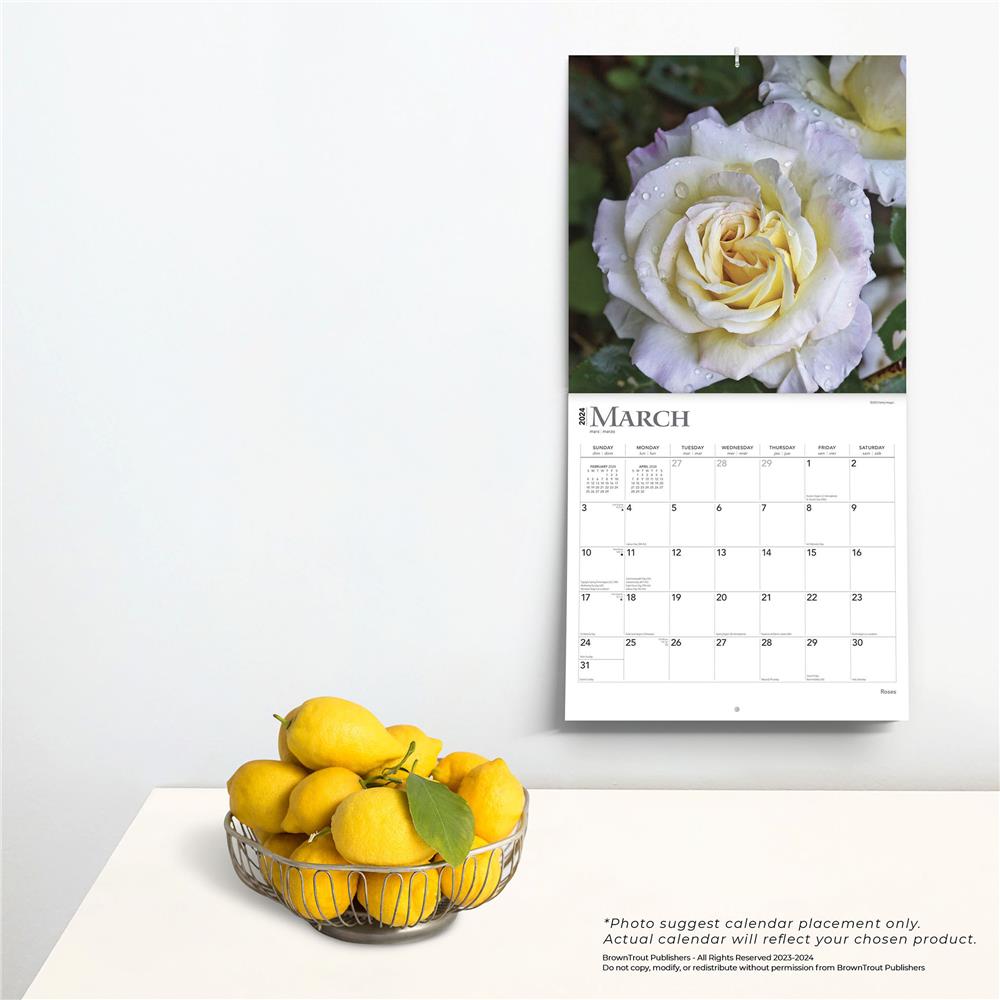 Roses 2024 Wall Calendar - Online Exclusive