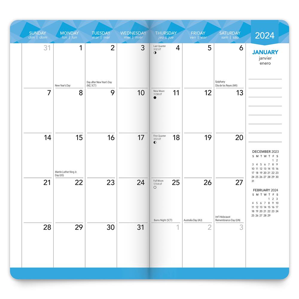 Tuscan Delight 2024 2 yr Pocket Planner Calendar