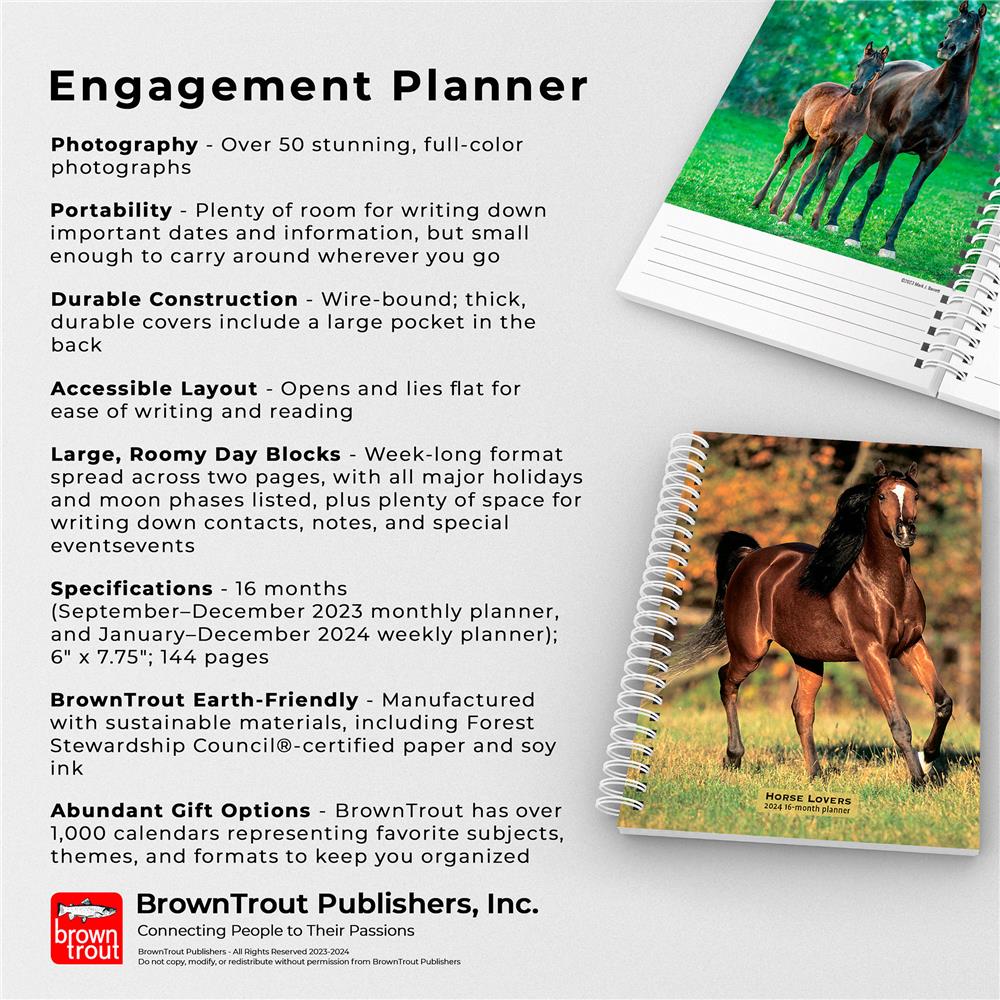Horse Lovers 2024 Engagement Calendar - Online Exclusive