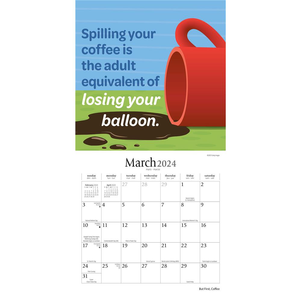 But First Coffee 2024 Mini Calendar