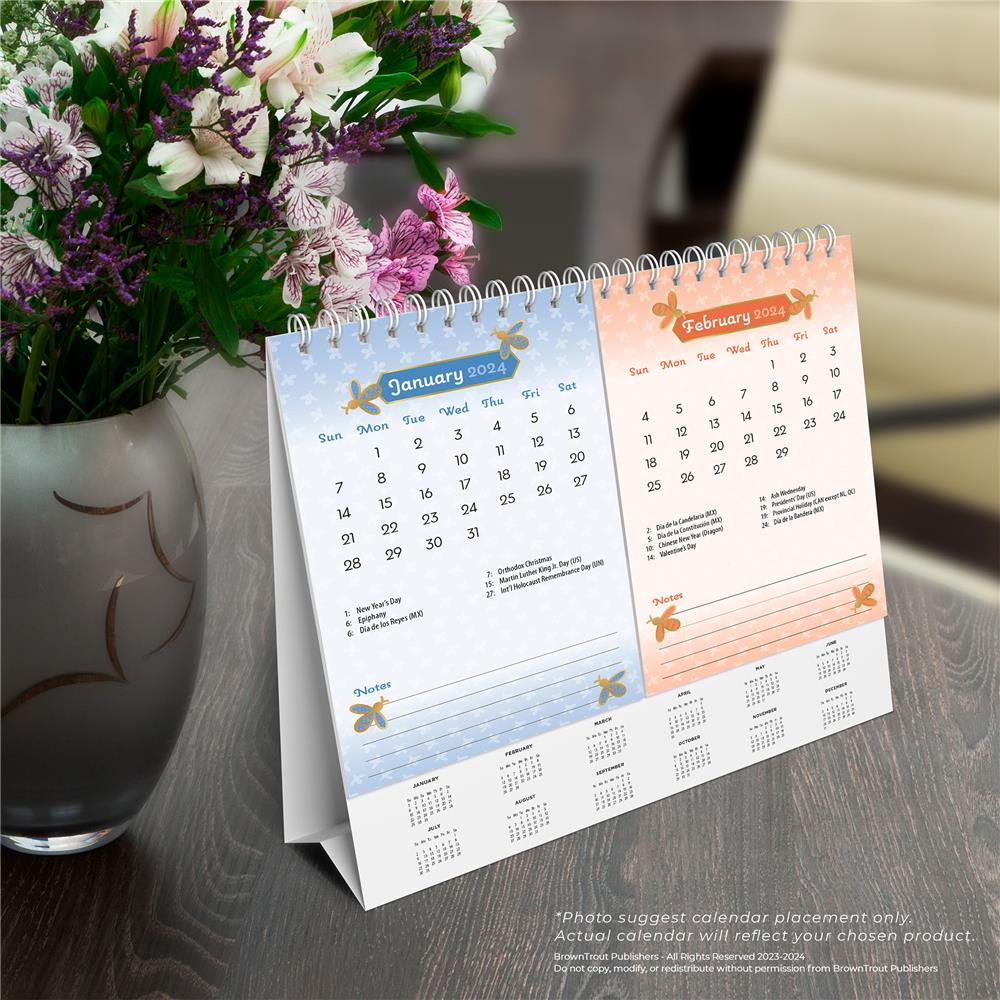 Busy Bees 2024 Easel Calendar - Online Exclusive