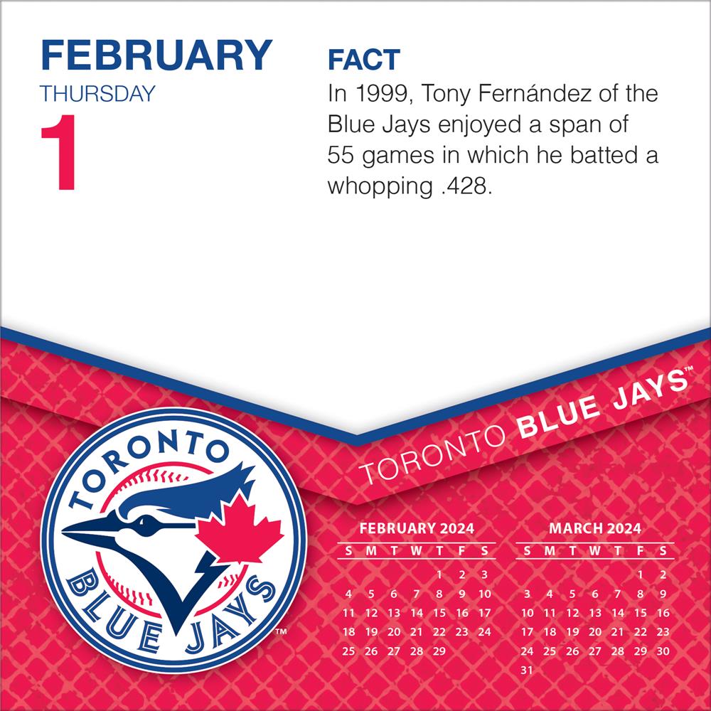 MLB Toronto Blue Jays 2024 Box Calendar
