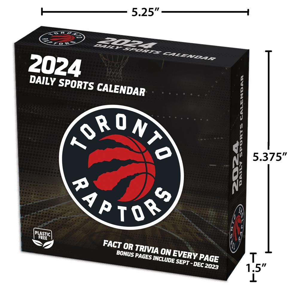 NBA Toronto Raptors 2024 Box Calendar