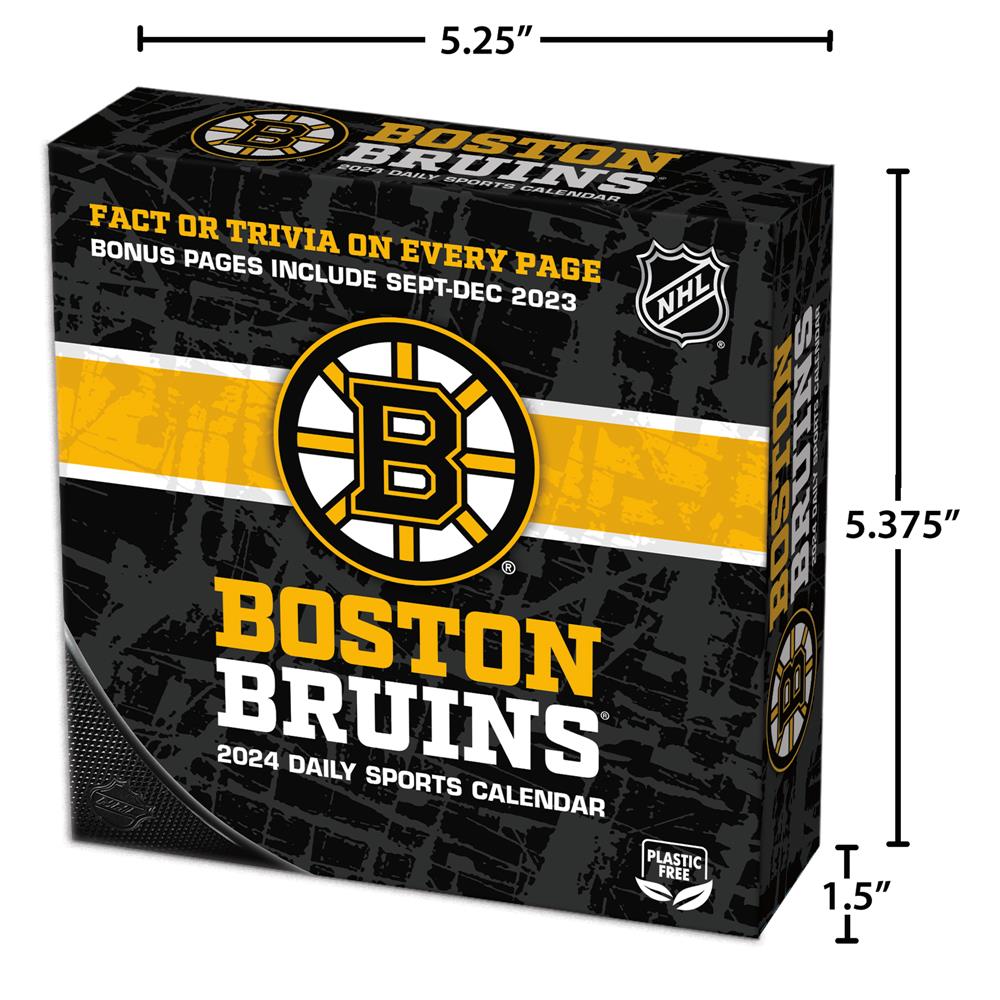 NHL Boston Bruins 2024 Box Calendar