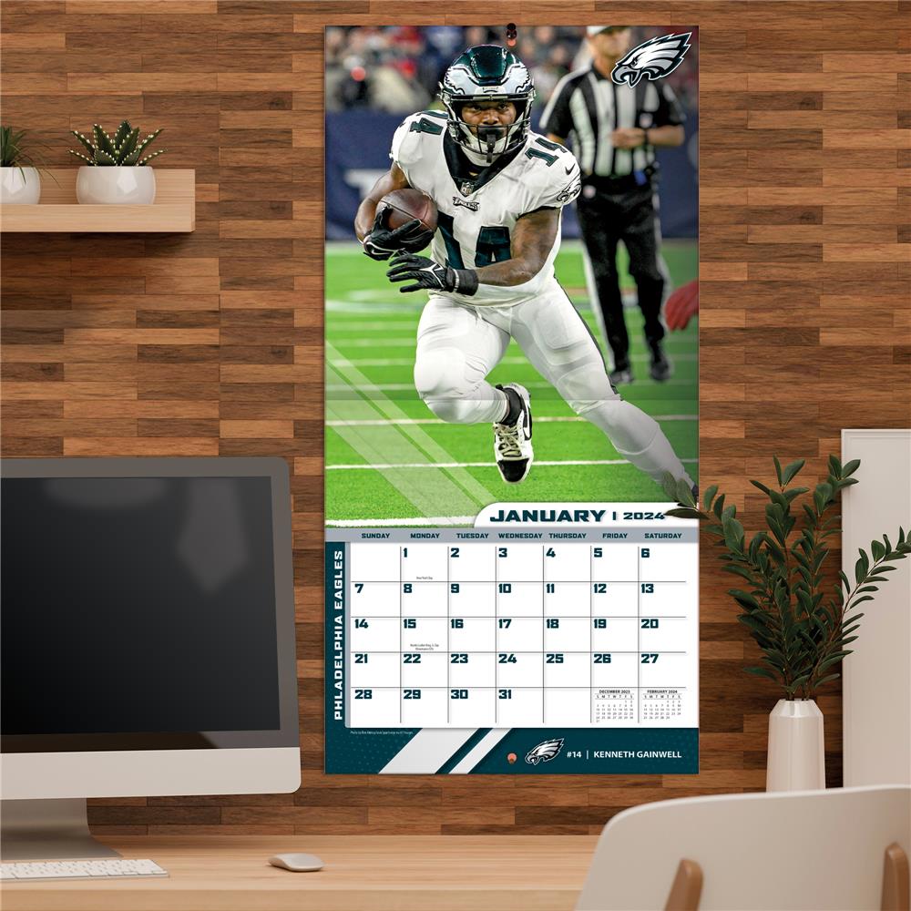NFL Philadelphia Eagles 2024 Wall Calendar