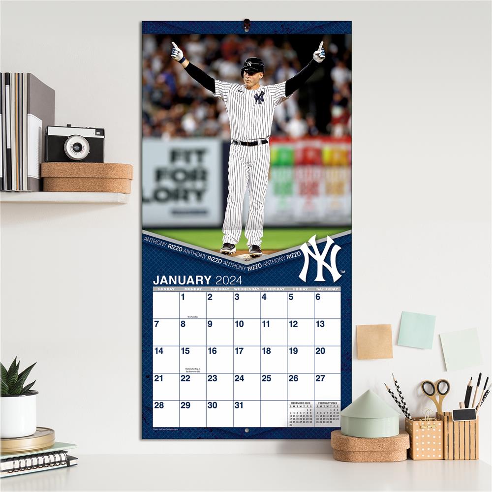 MLB New York Yankees 2024 Wall Calendar