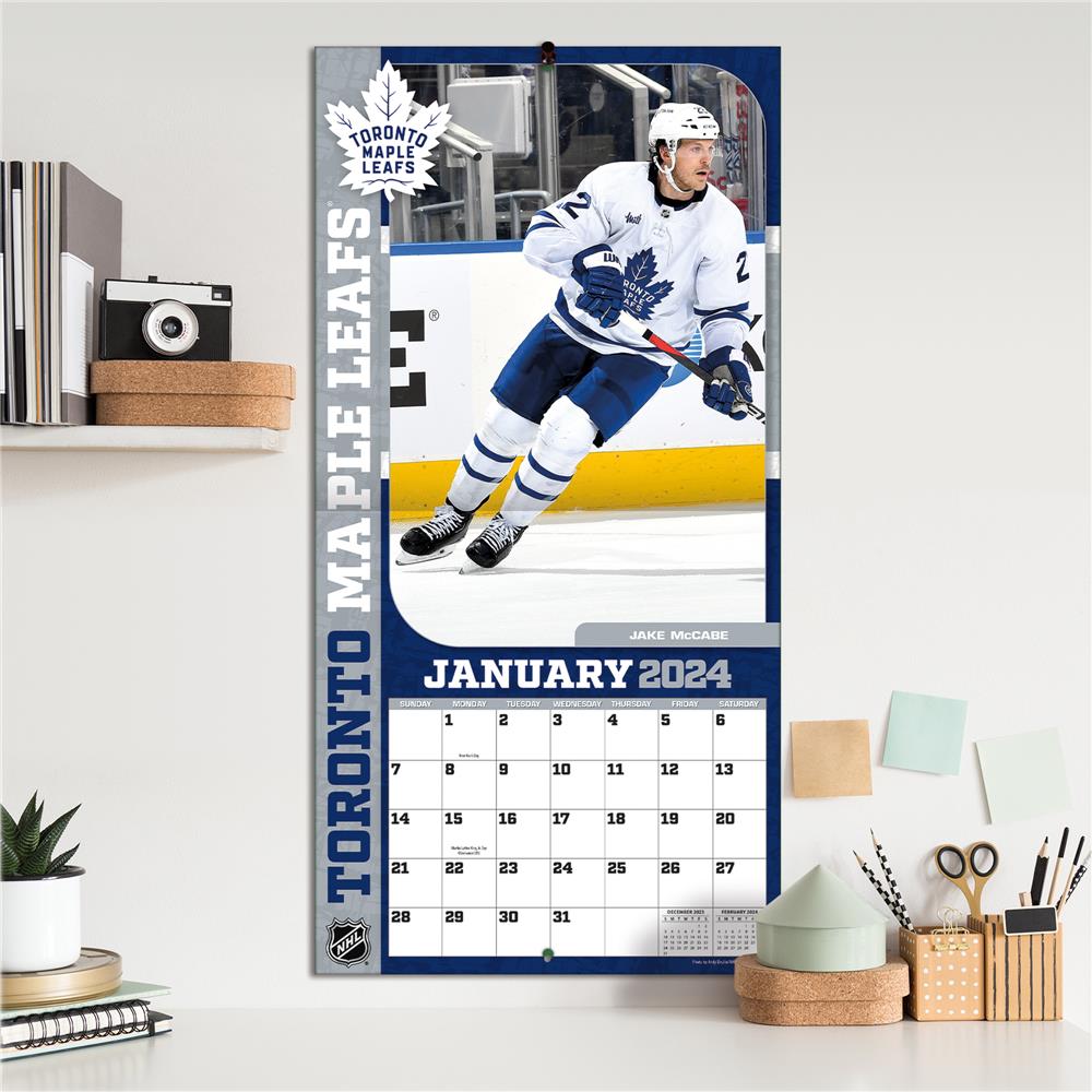 NHL Toronto Maple Leafs 2024 Wall Calendar