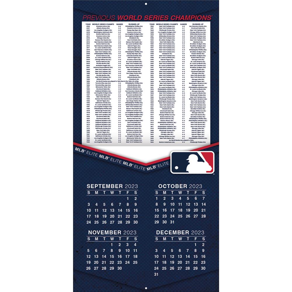 MLB Elite 2024 Wall Calendar