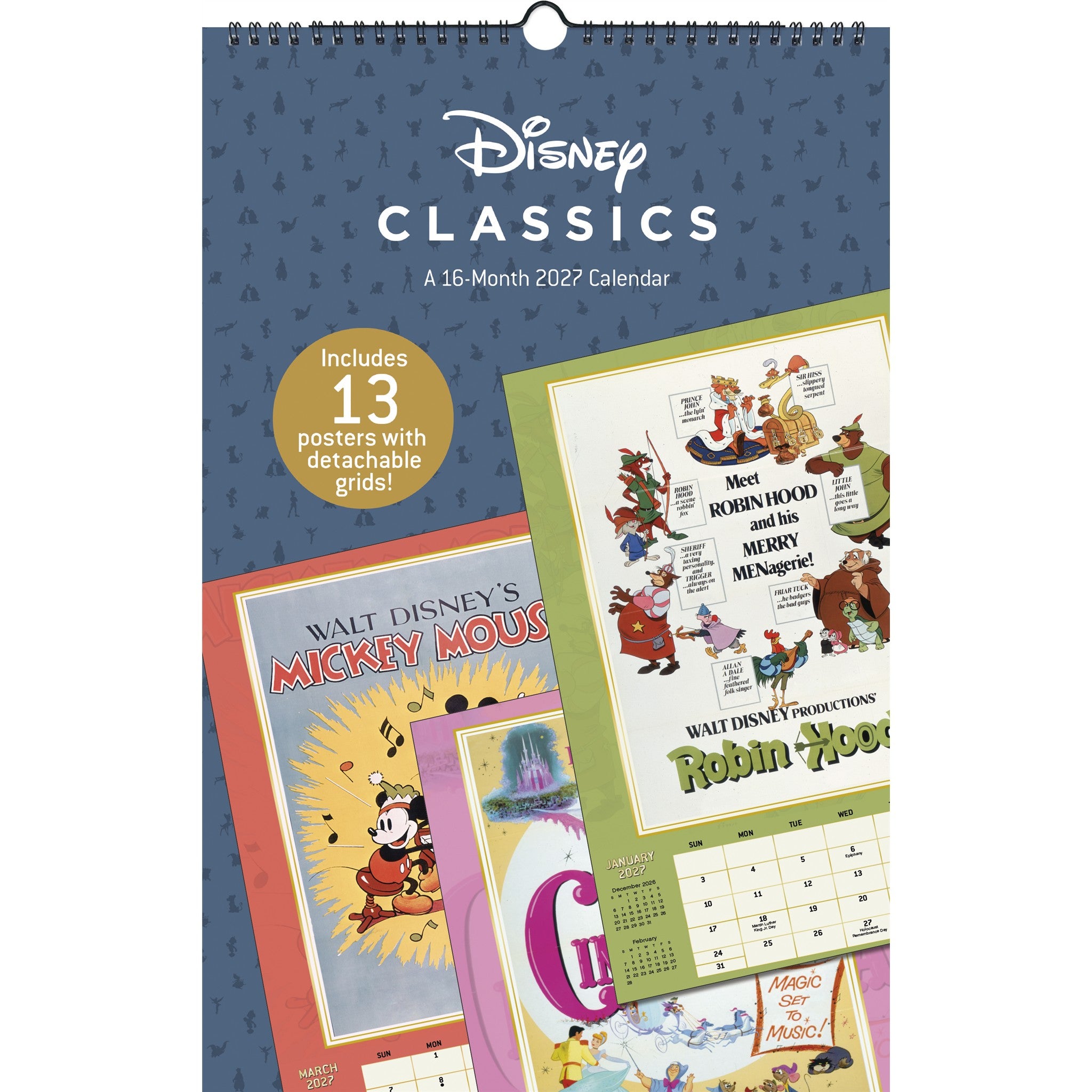Disney Classic 2027 Poster Calendar - Online Only