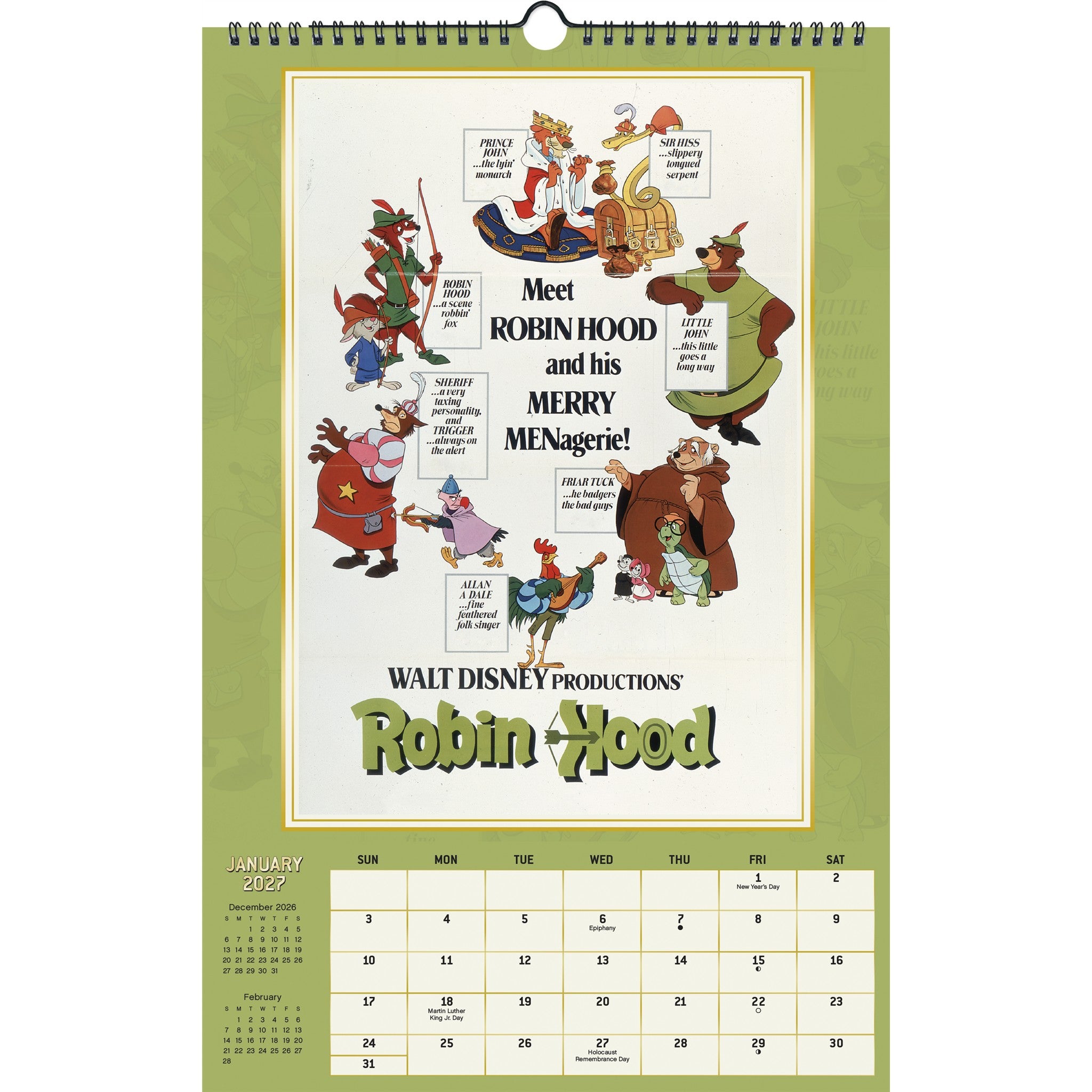 Disney Classic 2027 Poster Calendar - Online Only