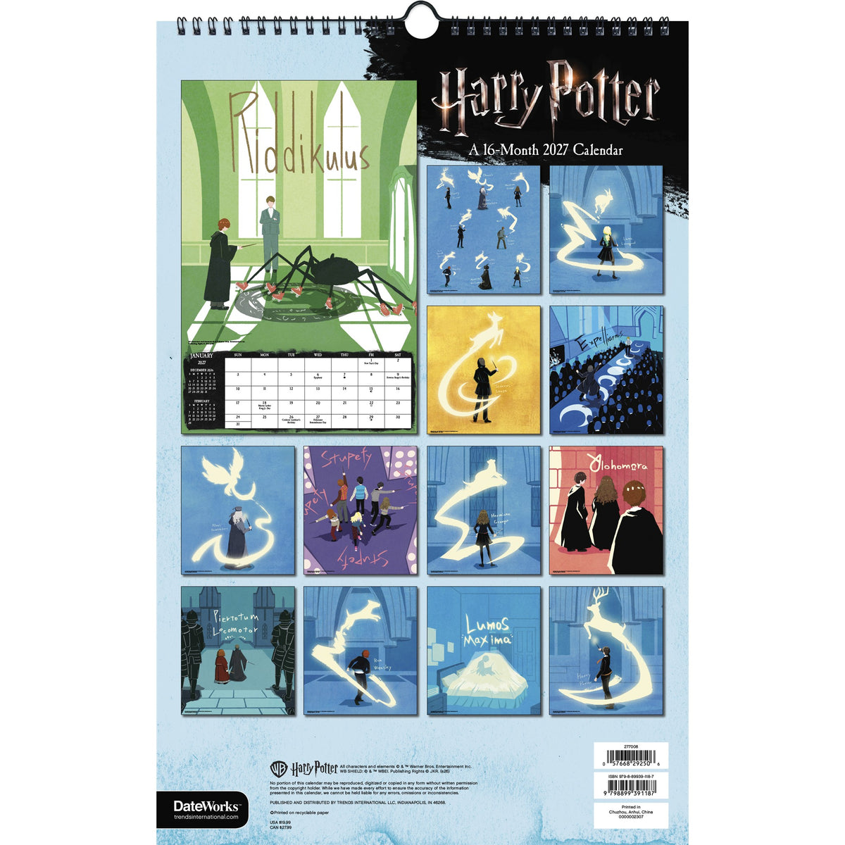 Harry Potter 2027 Poster Calendar - Online Only