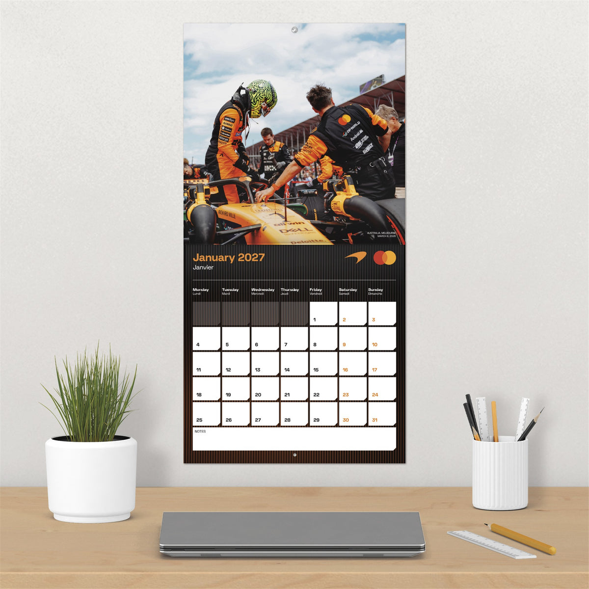 McLaren Racing 2027 Wall Calendar - Online Only