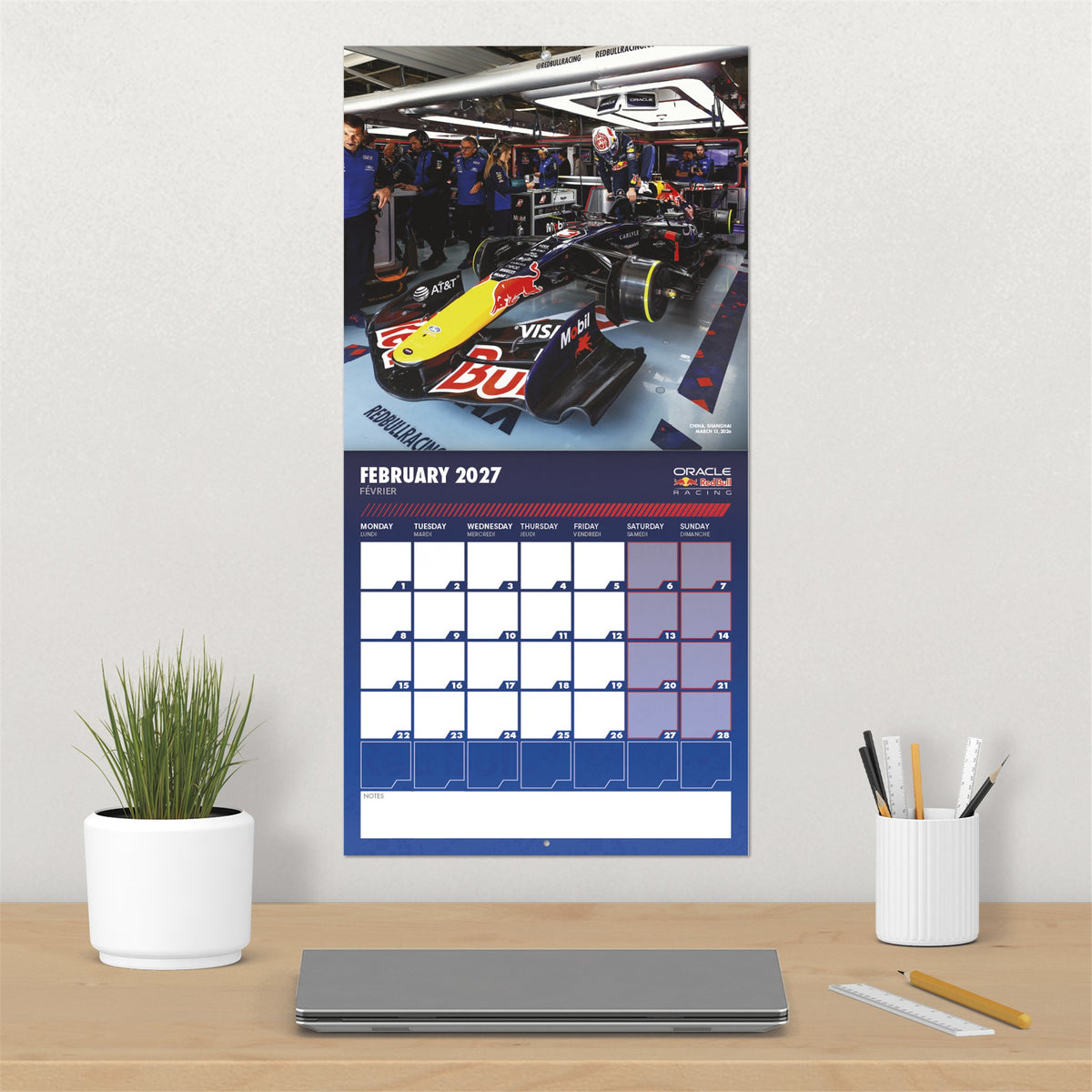 Oracle Red Bull Racing 2027 Wall Calendar - Online Only