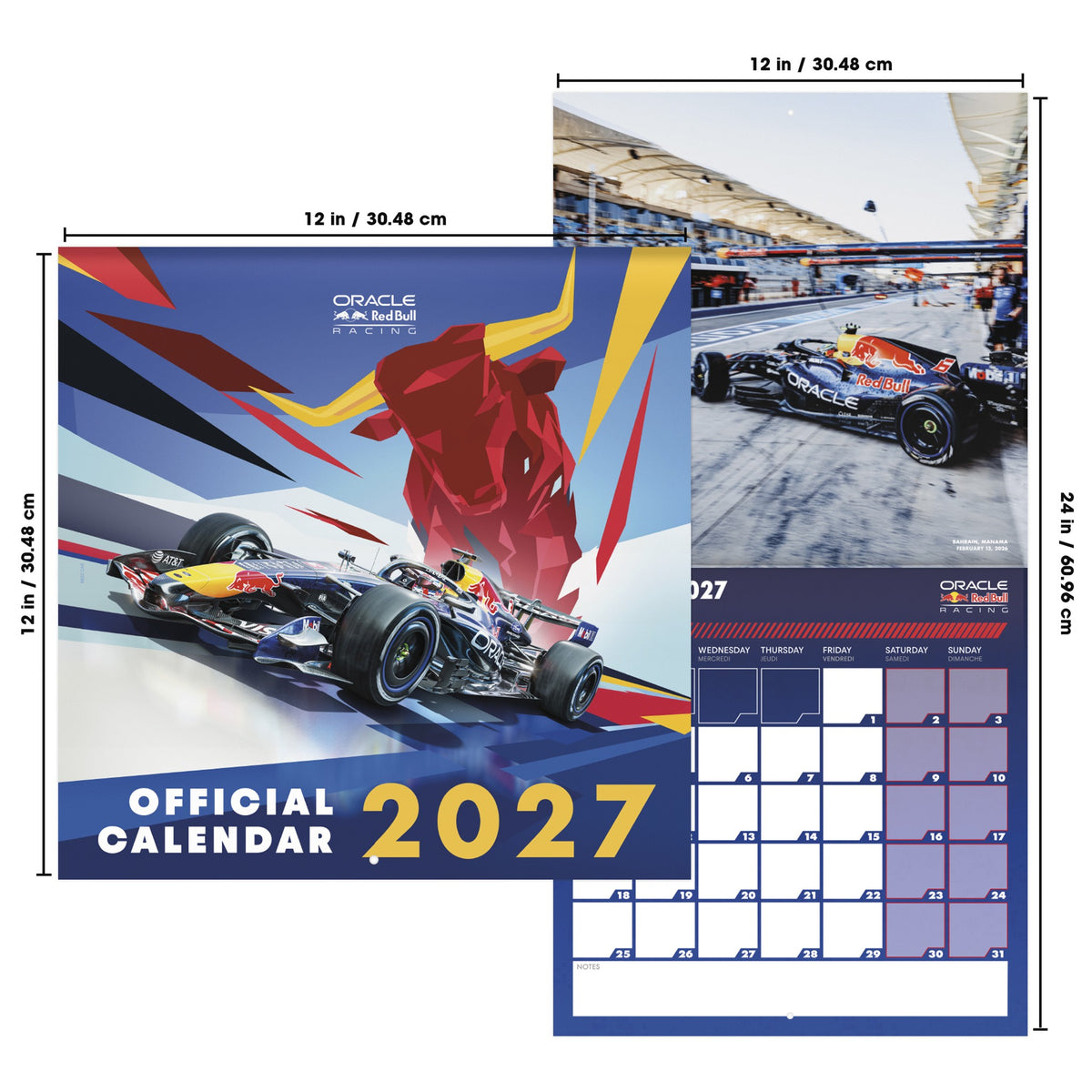 Oracle Red Bull Racing 2027 Wall Calendar - Online Only
