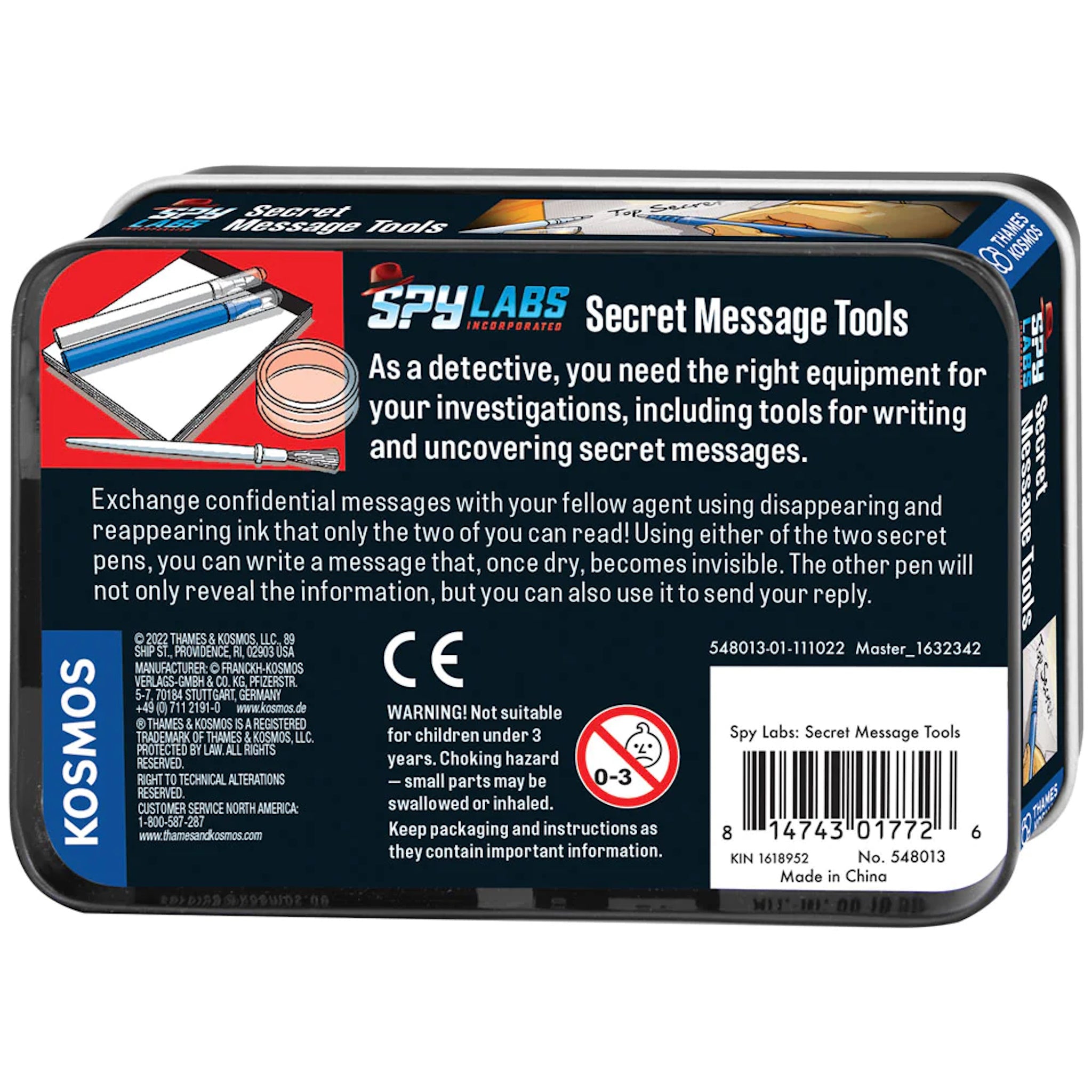 814743017726 Spy Labs Secret Message Tools Thames and Kosmos