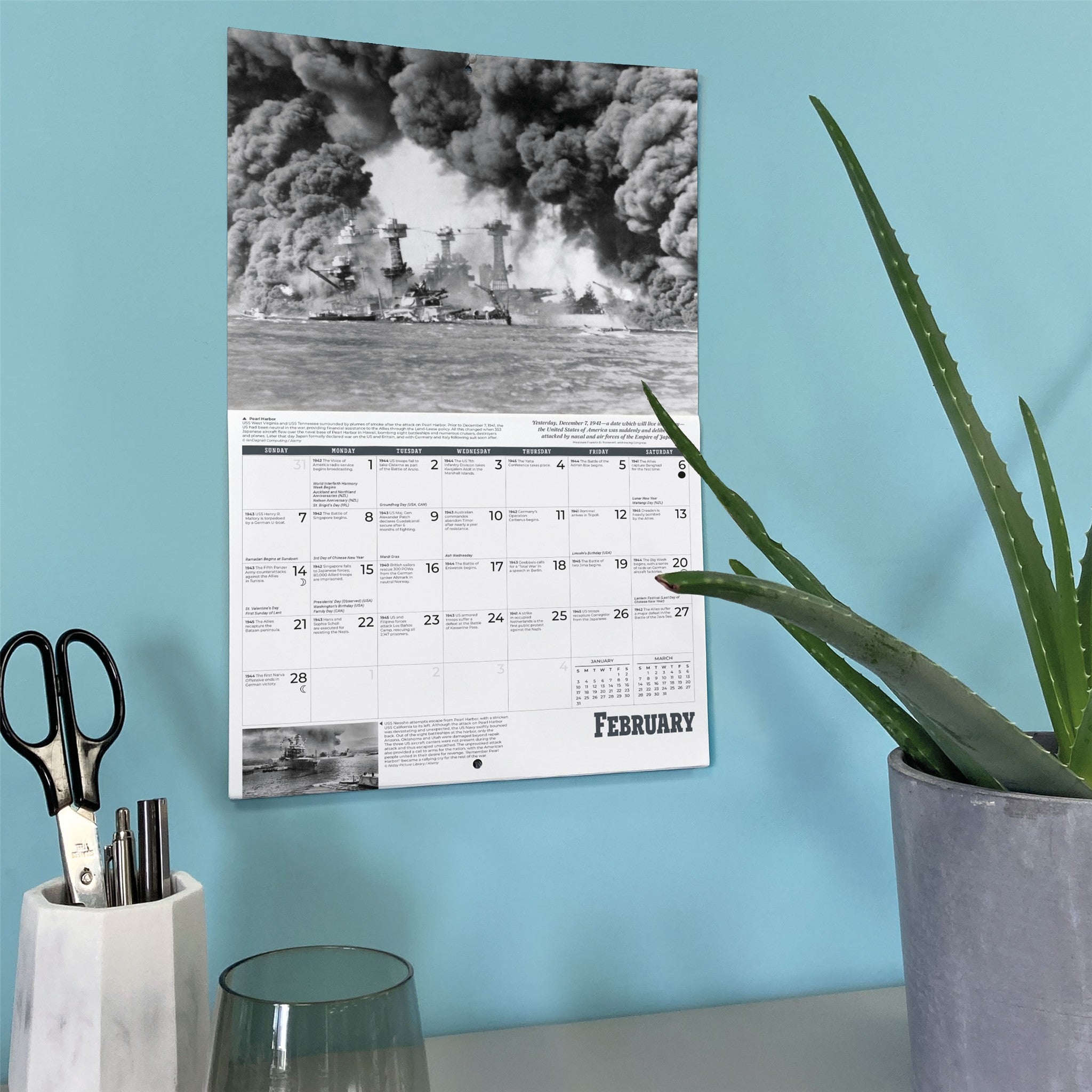 World War II 2027 Wall Calendar