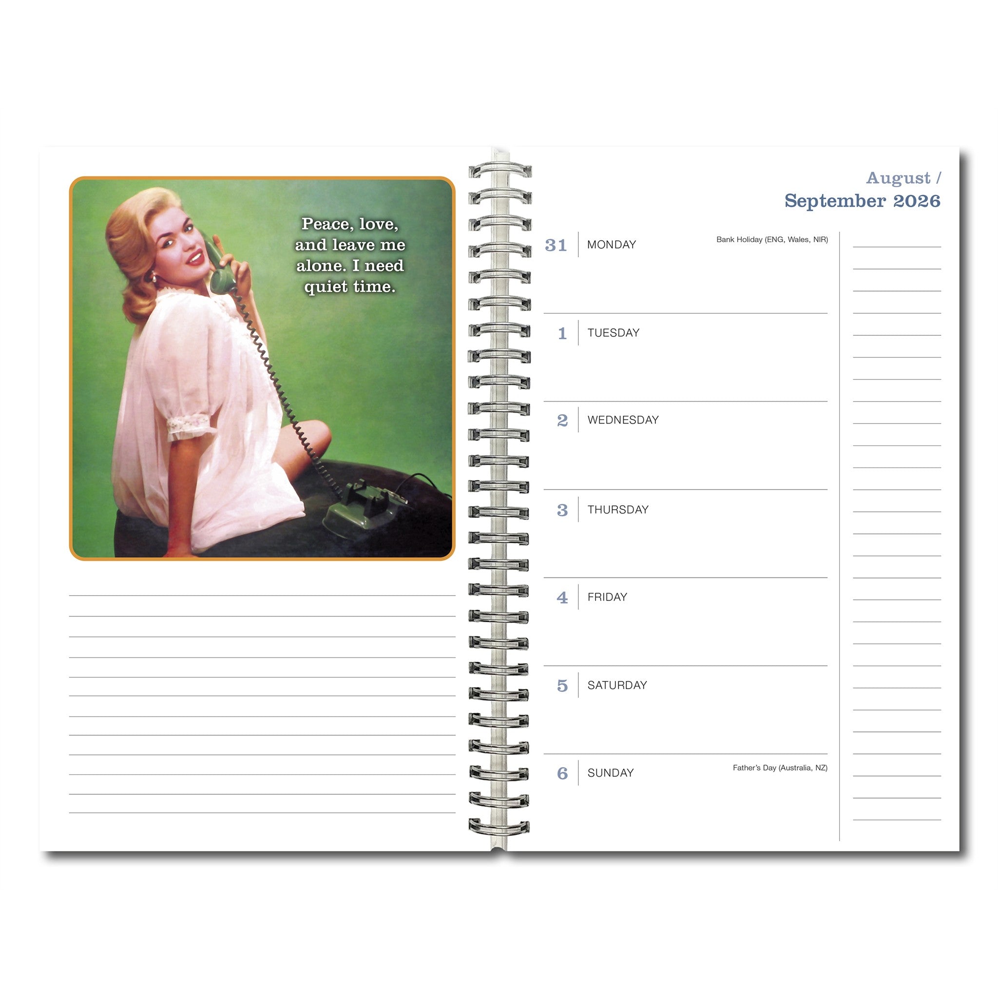 The B Word 2027 Engagement Calendar