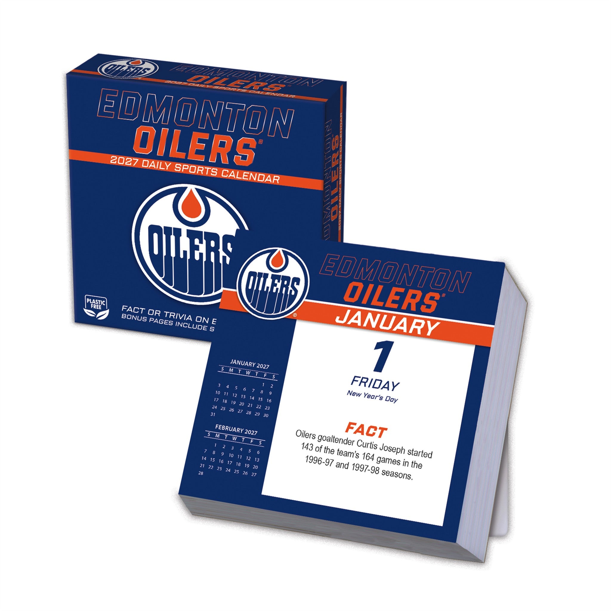 NHL Edmonton Oilers 2027 Box Calendar