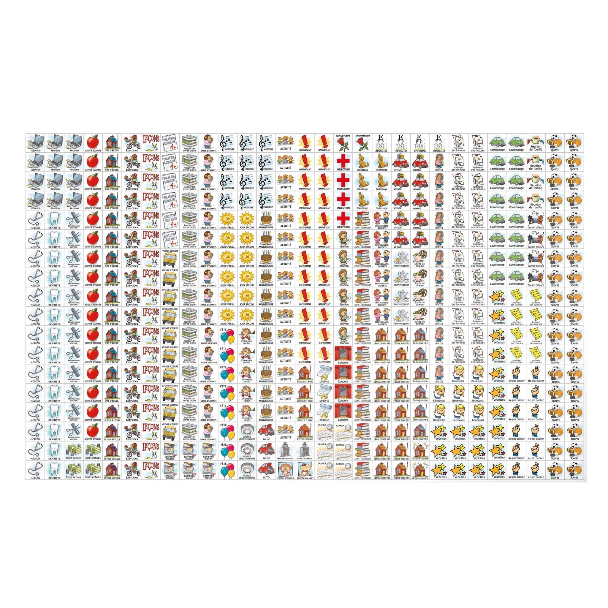 MotherWord Magnetic Fridge French 2027 Wall Calendar