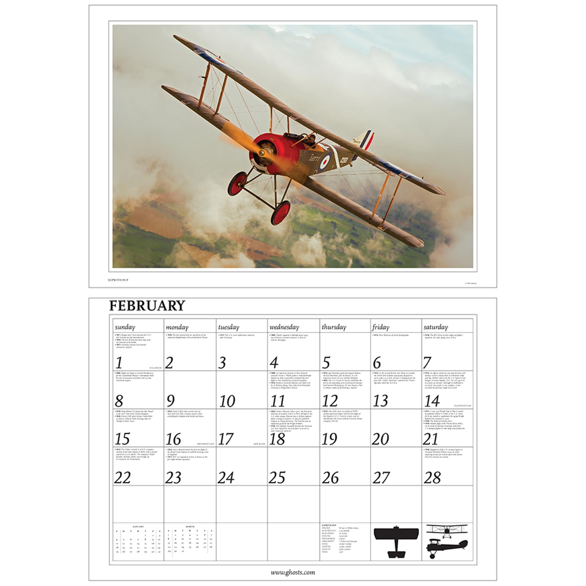 Ghosts Of The Great War Wall 2026 Calendar