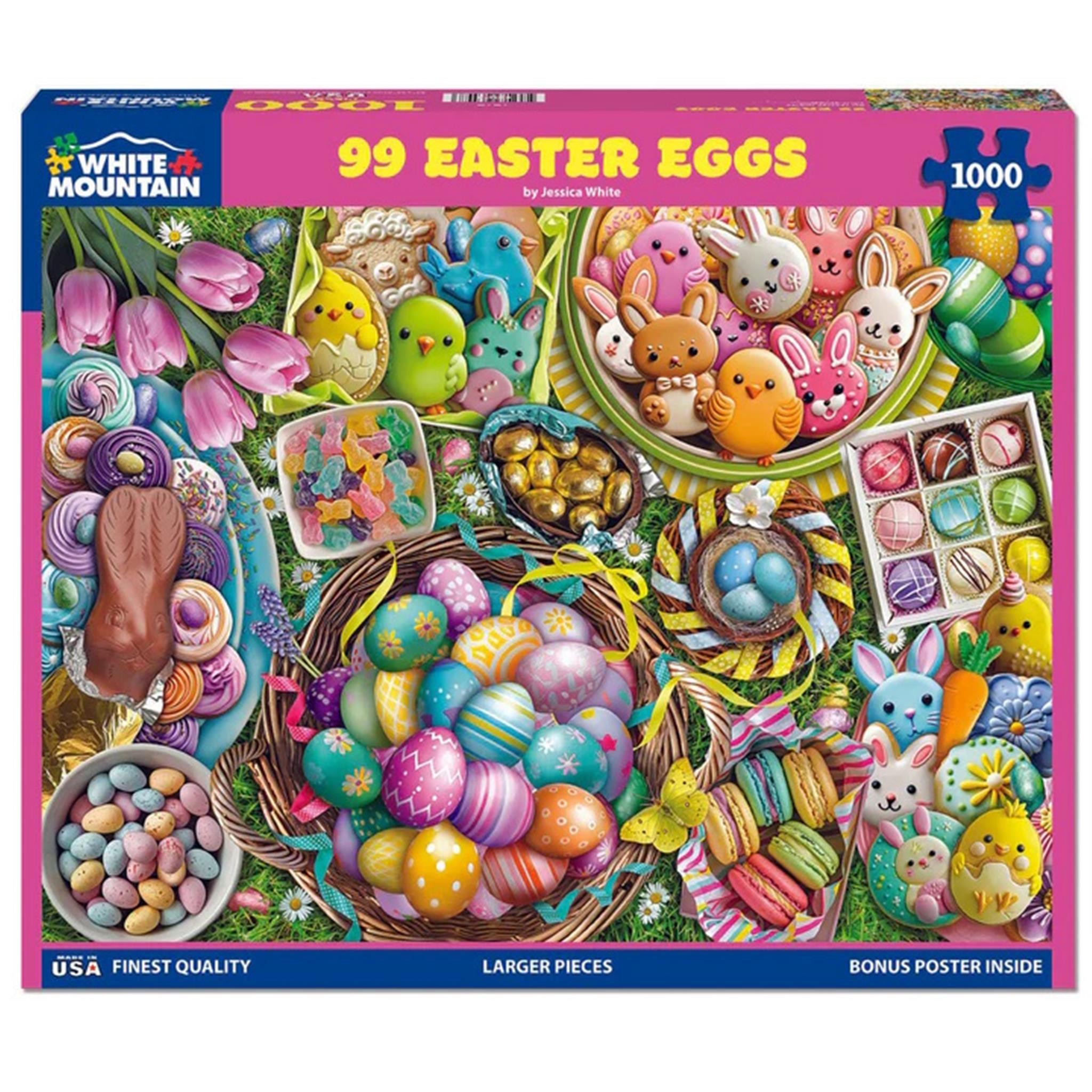99 Easter Eggs 1000 Piece Puzzle