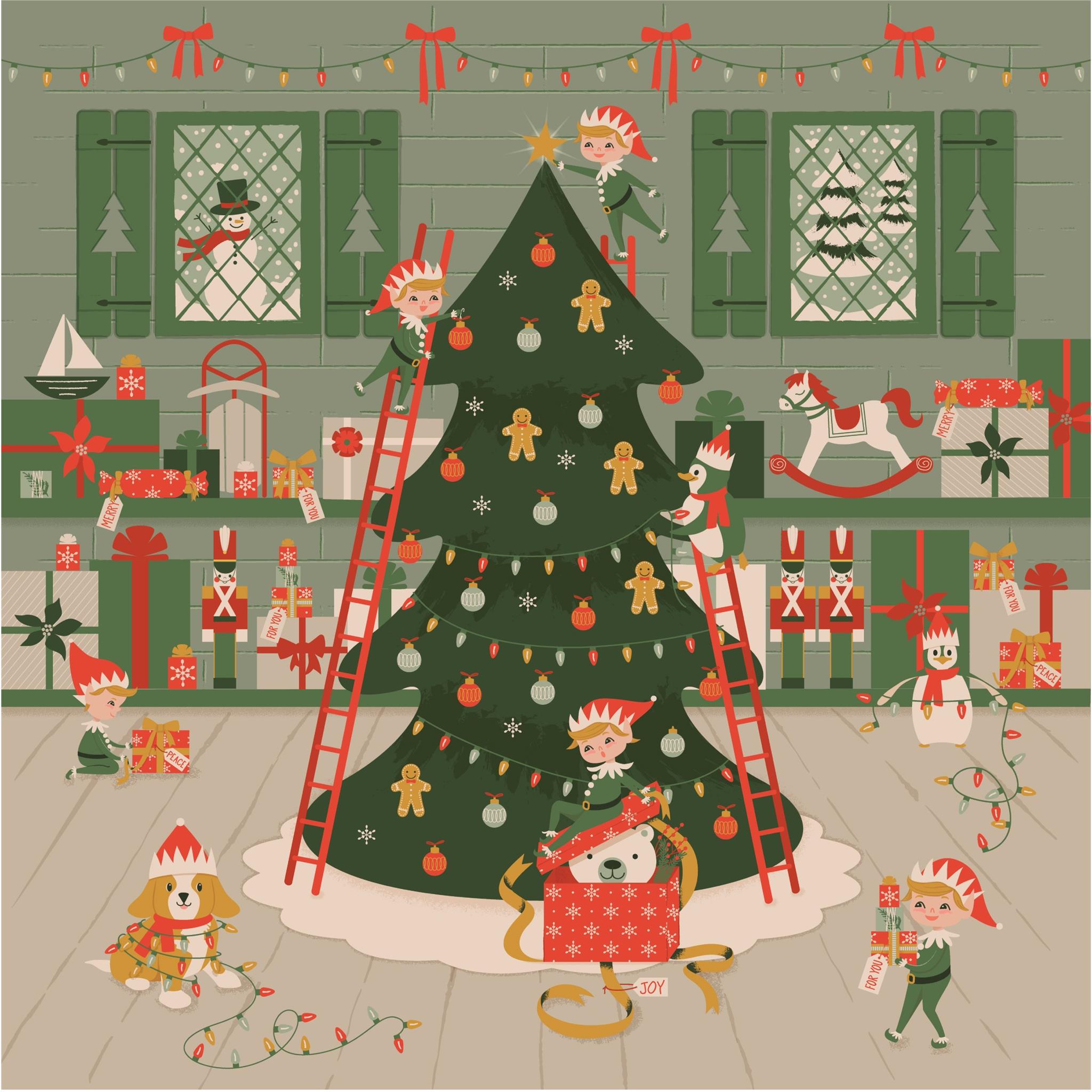 North Pole Workshop Advent Calendar