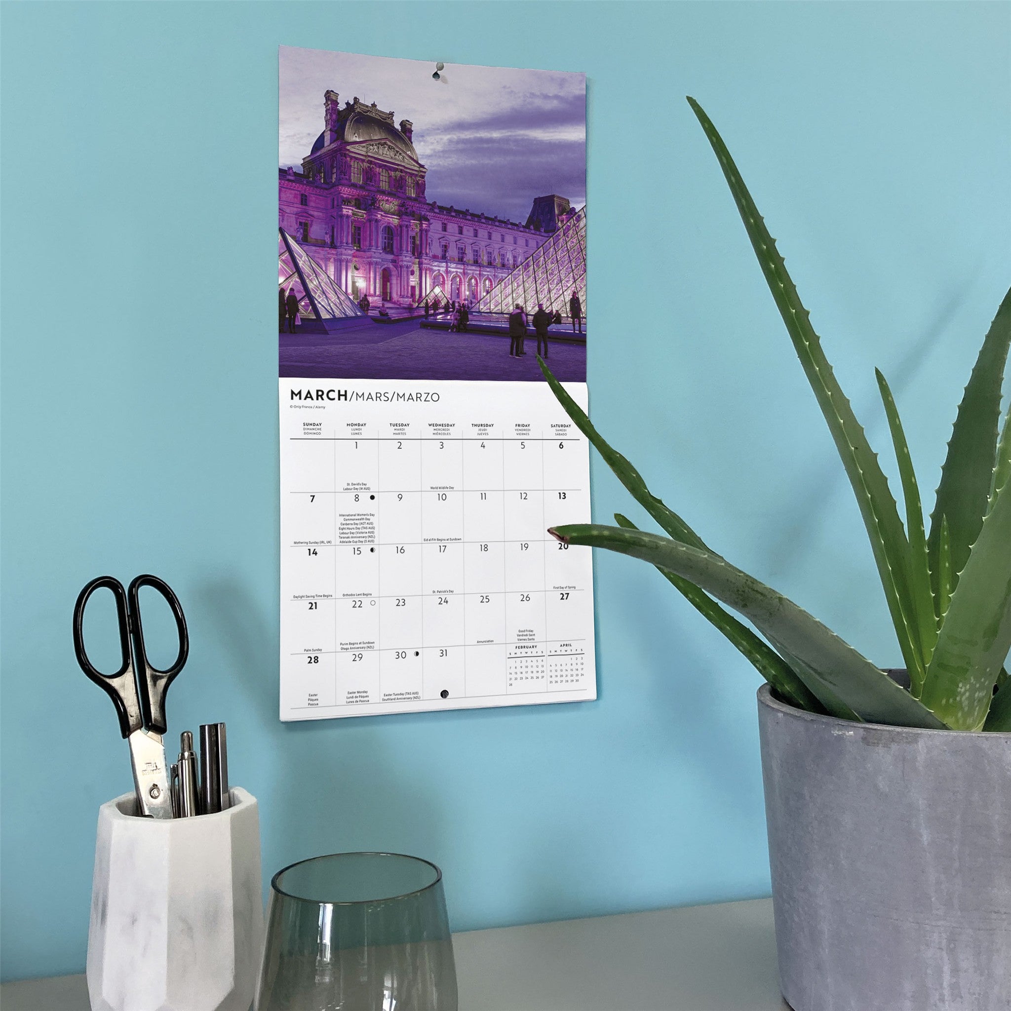 Paris Lux 2027 Mini Calendar