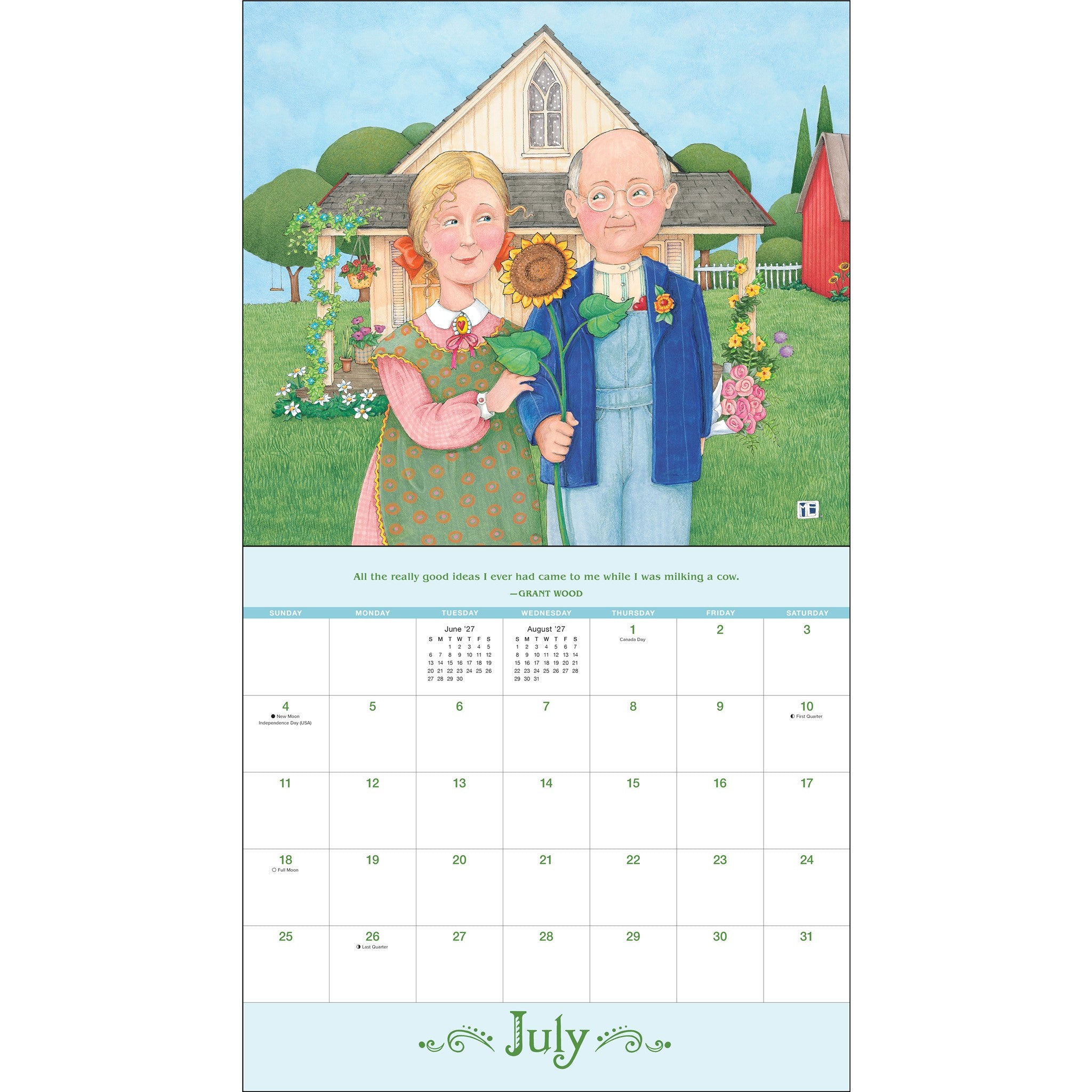 Mary Engelbreit's ME and the Masterpieces 2027 Wall Calendar