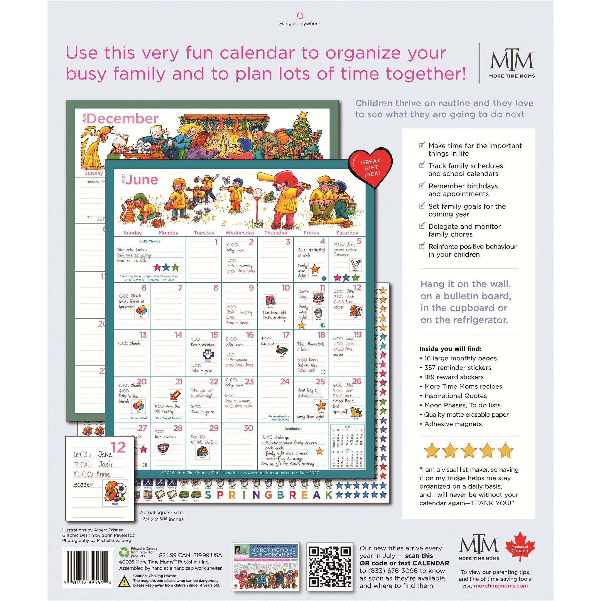 Fridge Calendar 2027 Wall Calendar