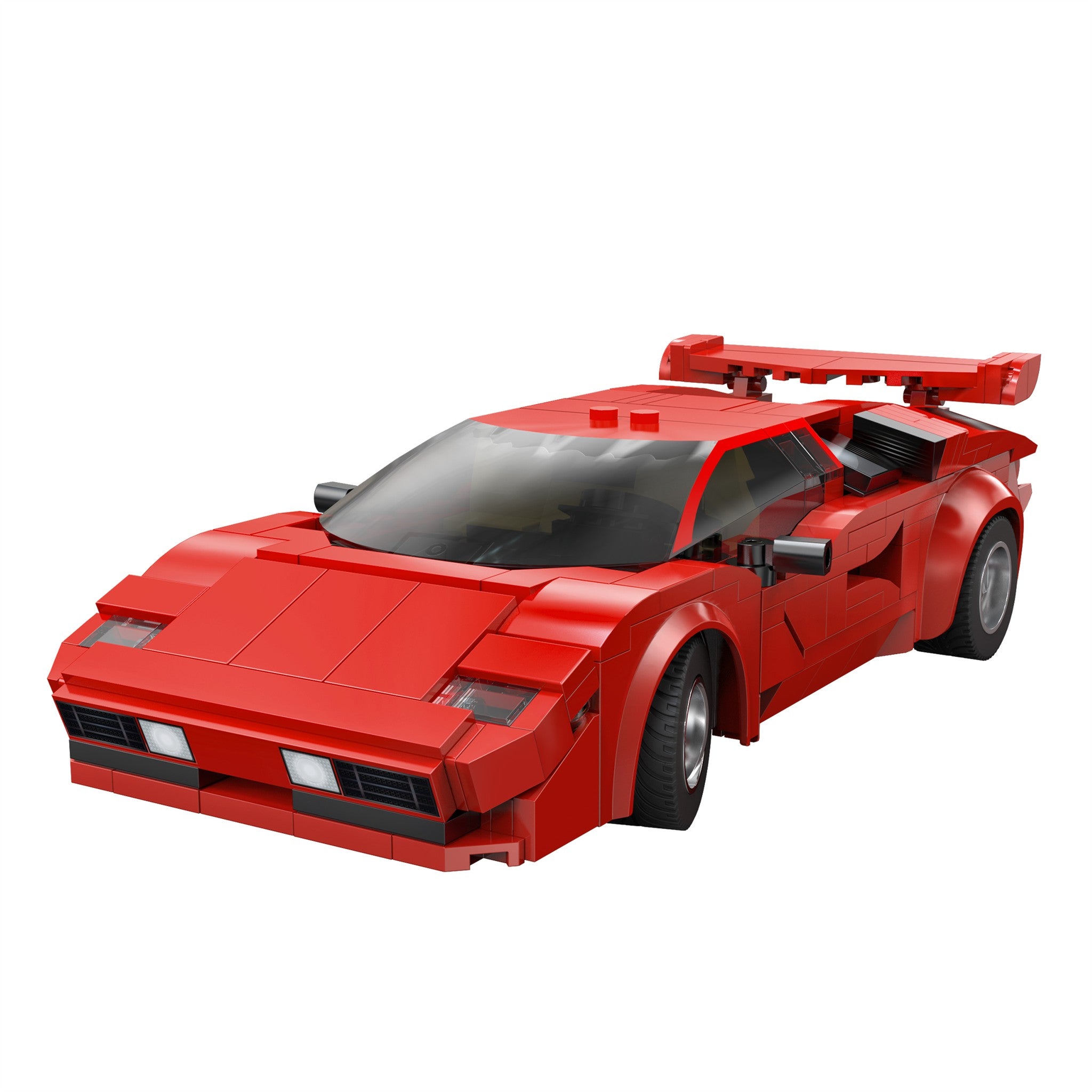 Red 1:20 Racing Car 328 Pieces with Remote Control