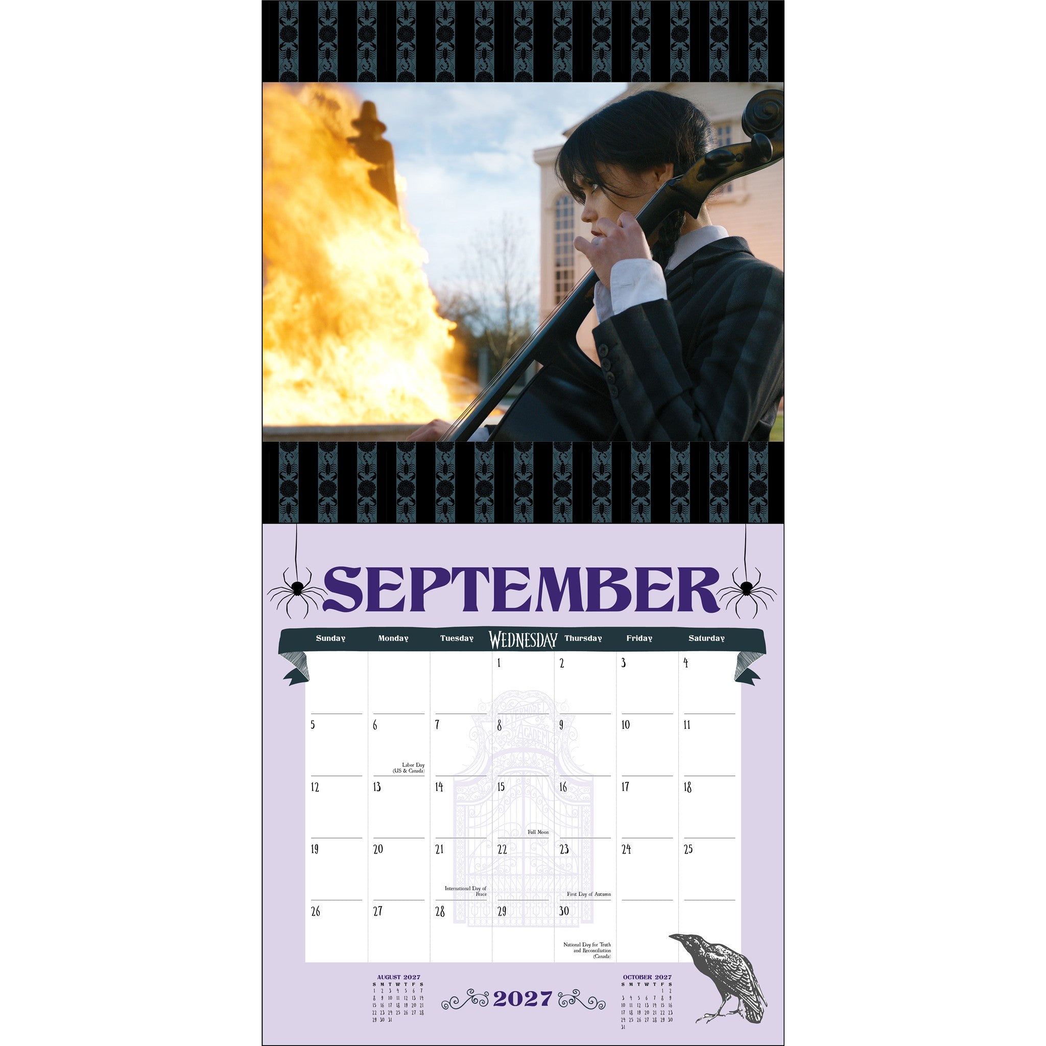 Wednesday 2027 Wall Calendar