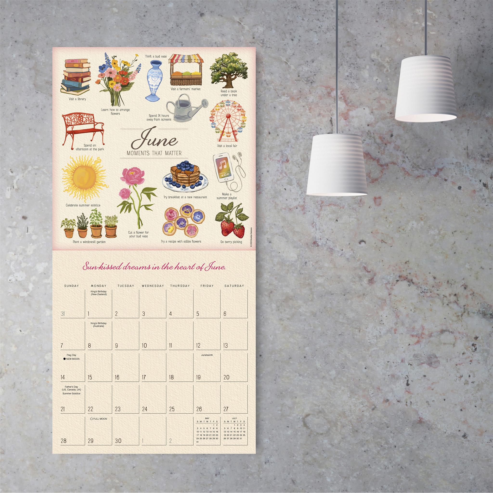 Moments That Matter 2026 Wall Calendar - Online Only