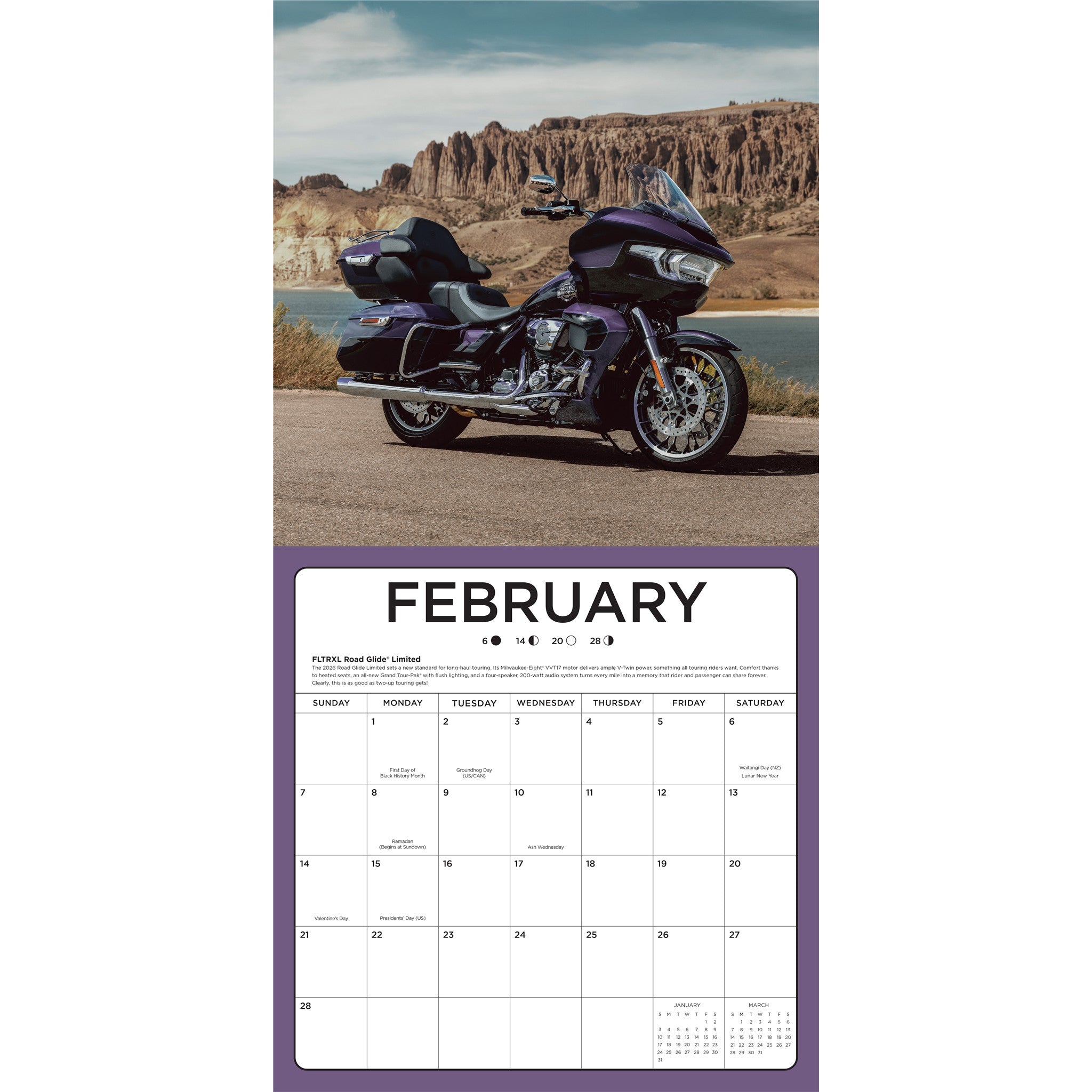 Harley Davidson 2027 Wall Calendar