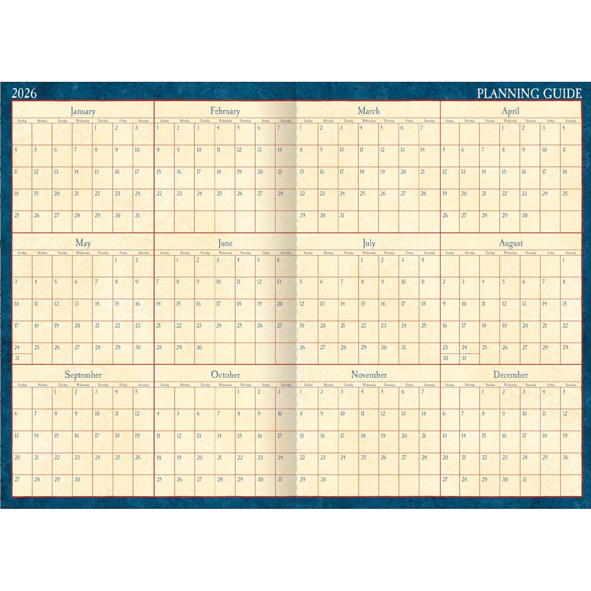 Heart And Home 2026 Monthly Pocket Planner