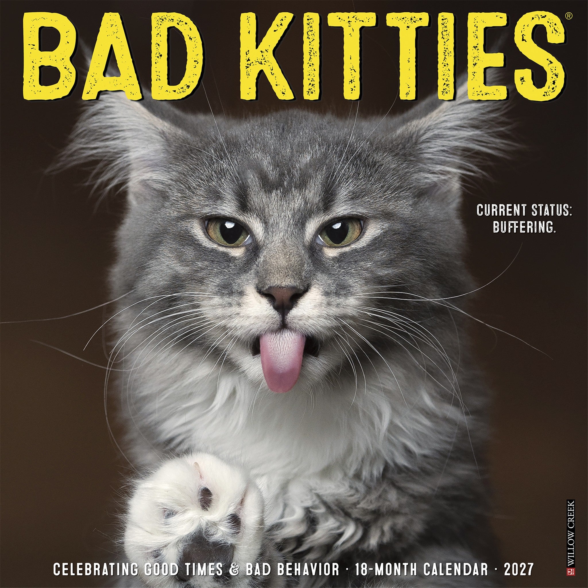 Bad Kitties 2027 Wall Calendar