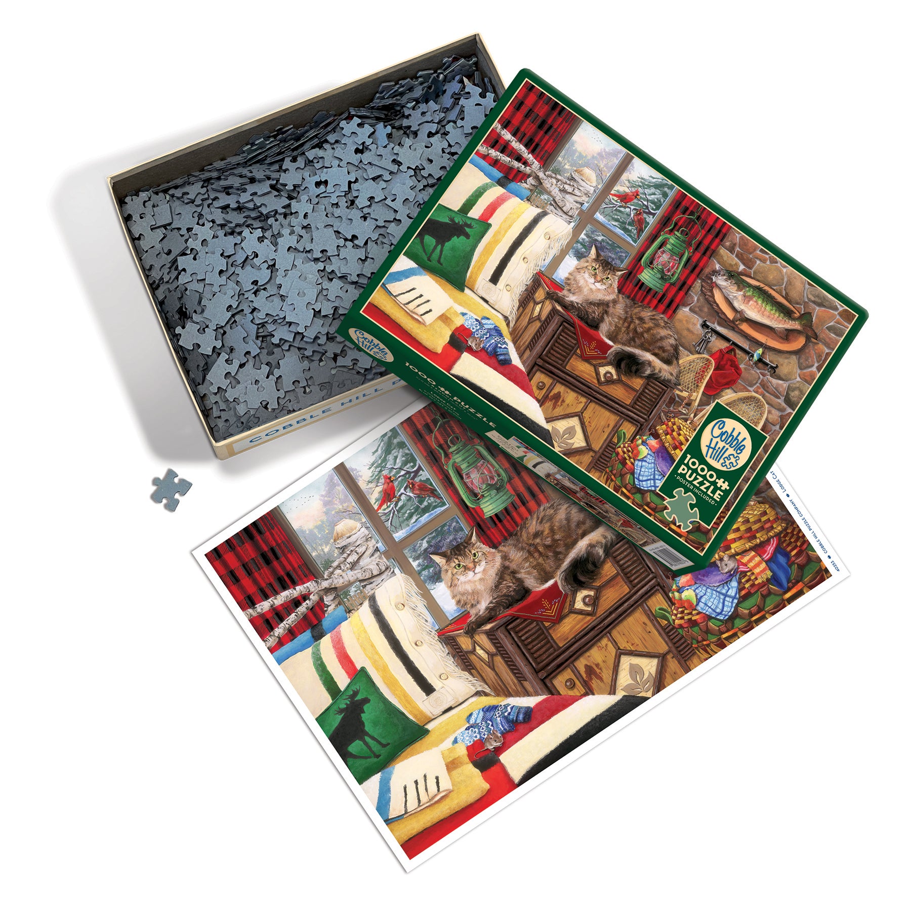 Lodge Cat Exclusive 1000 Piece Puzzle