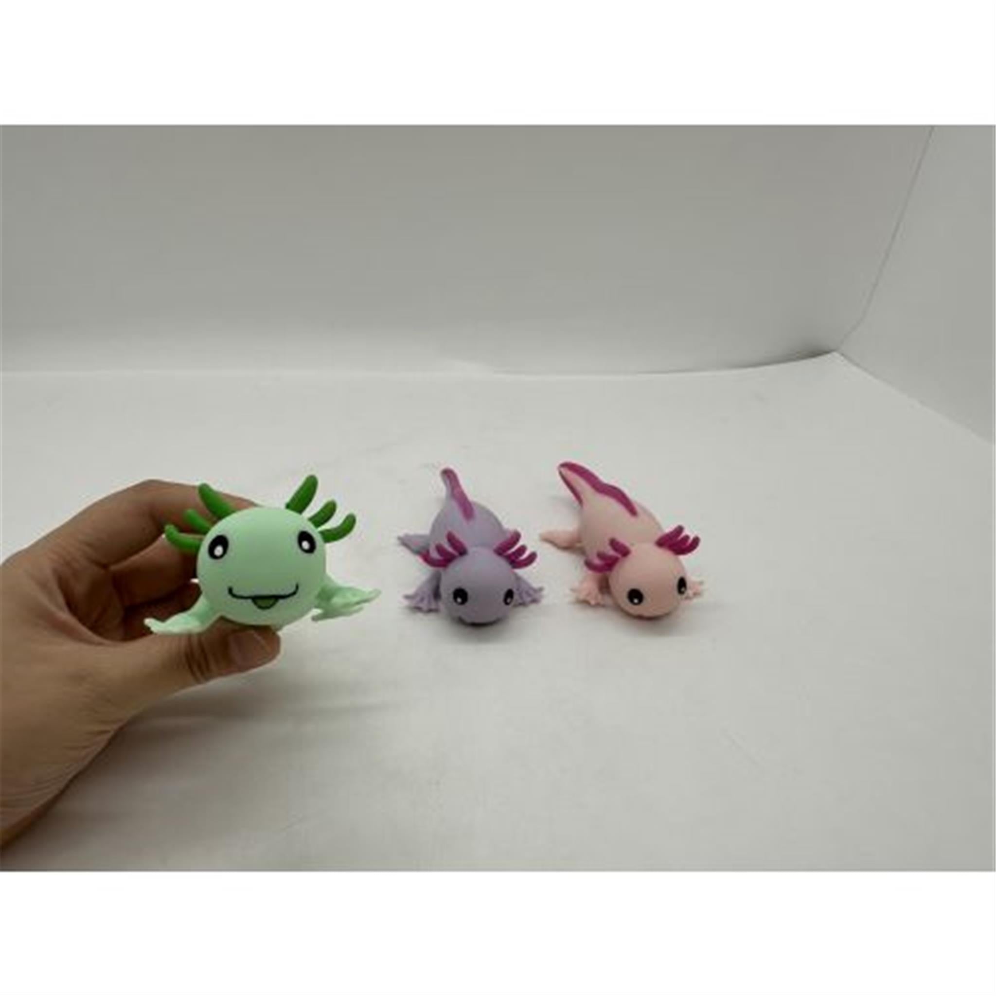 Stretchy Axolotl w/Display