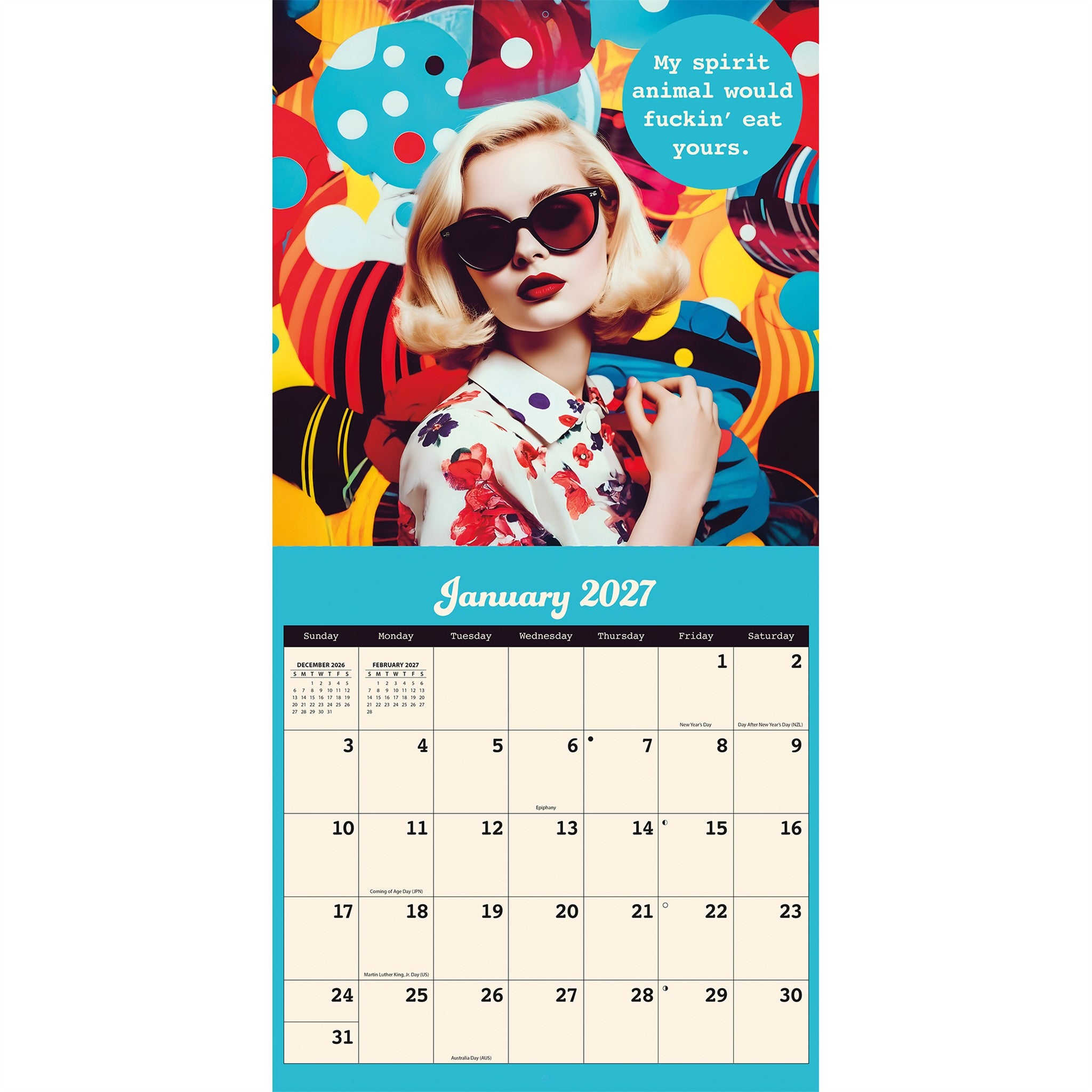 Bitch Please 2027 Wall Calendar - Online Only