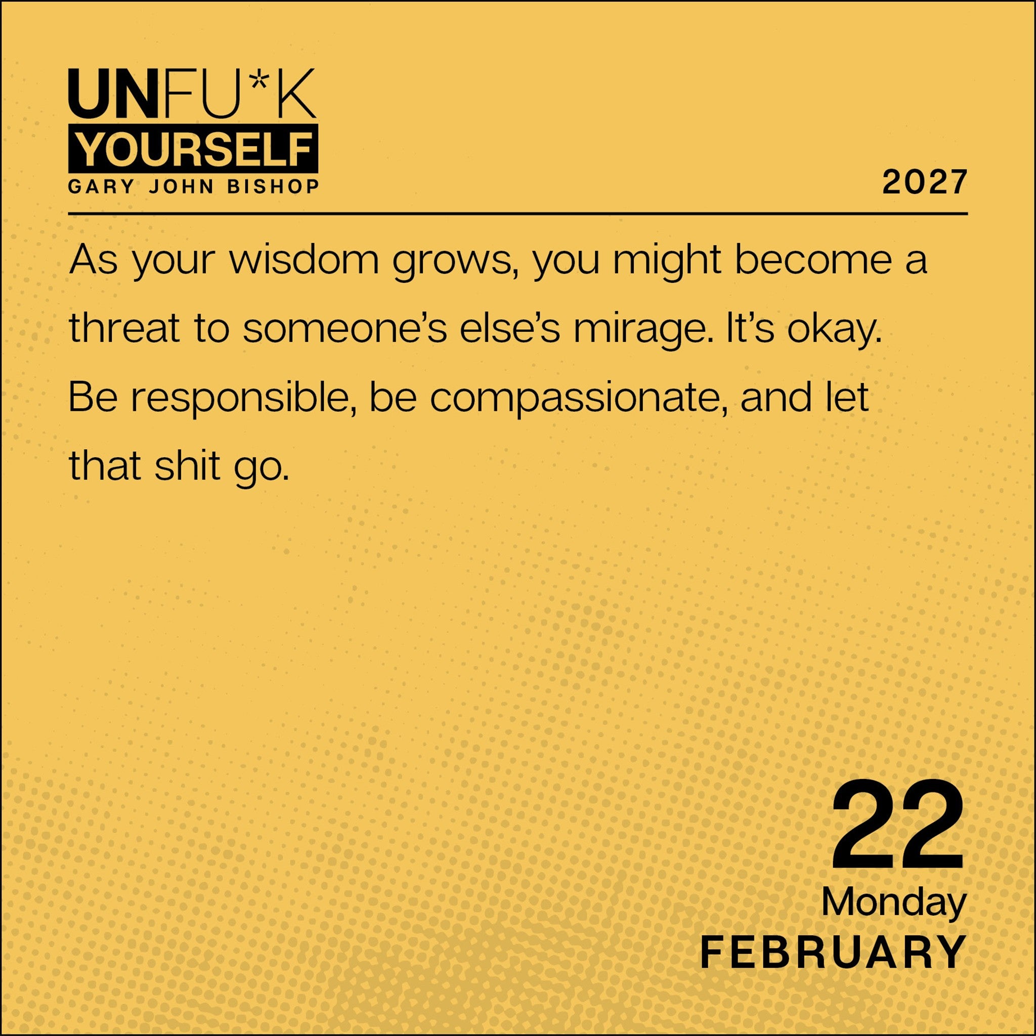 Unfu*k Yourself 2027 Box Calendar
